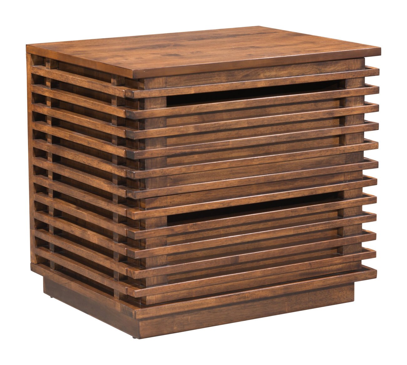 Linea End Table Walnut - Image 2