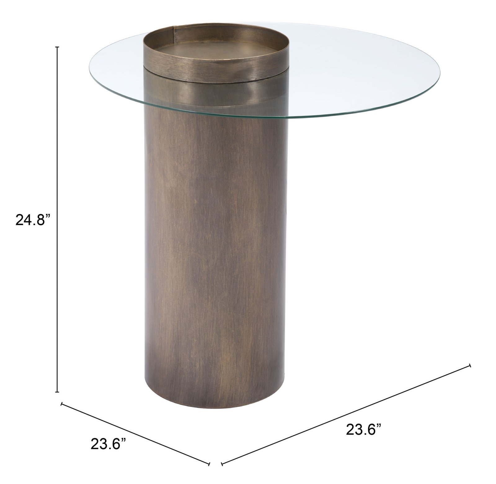 Emi End Table Antique Bronze - Image 13