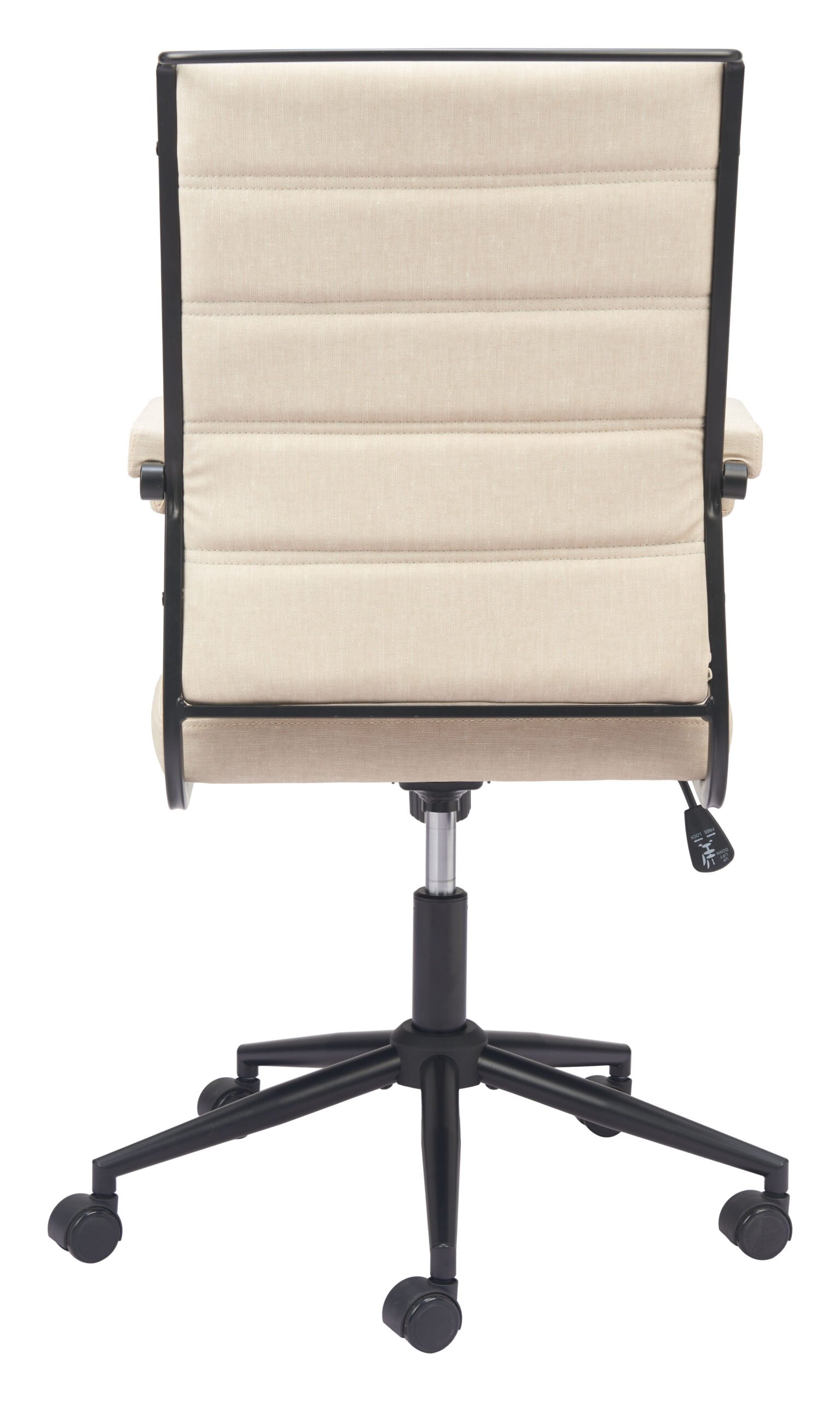 Auction Office Chair Beige - Image 4