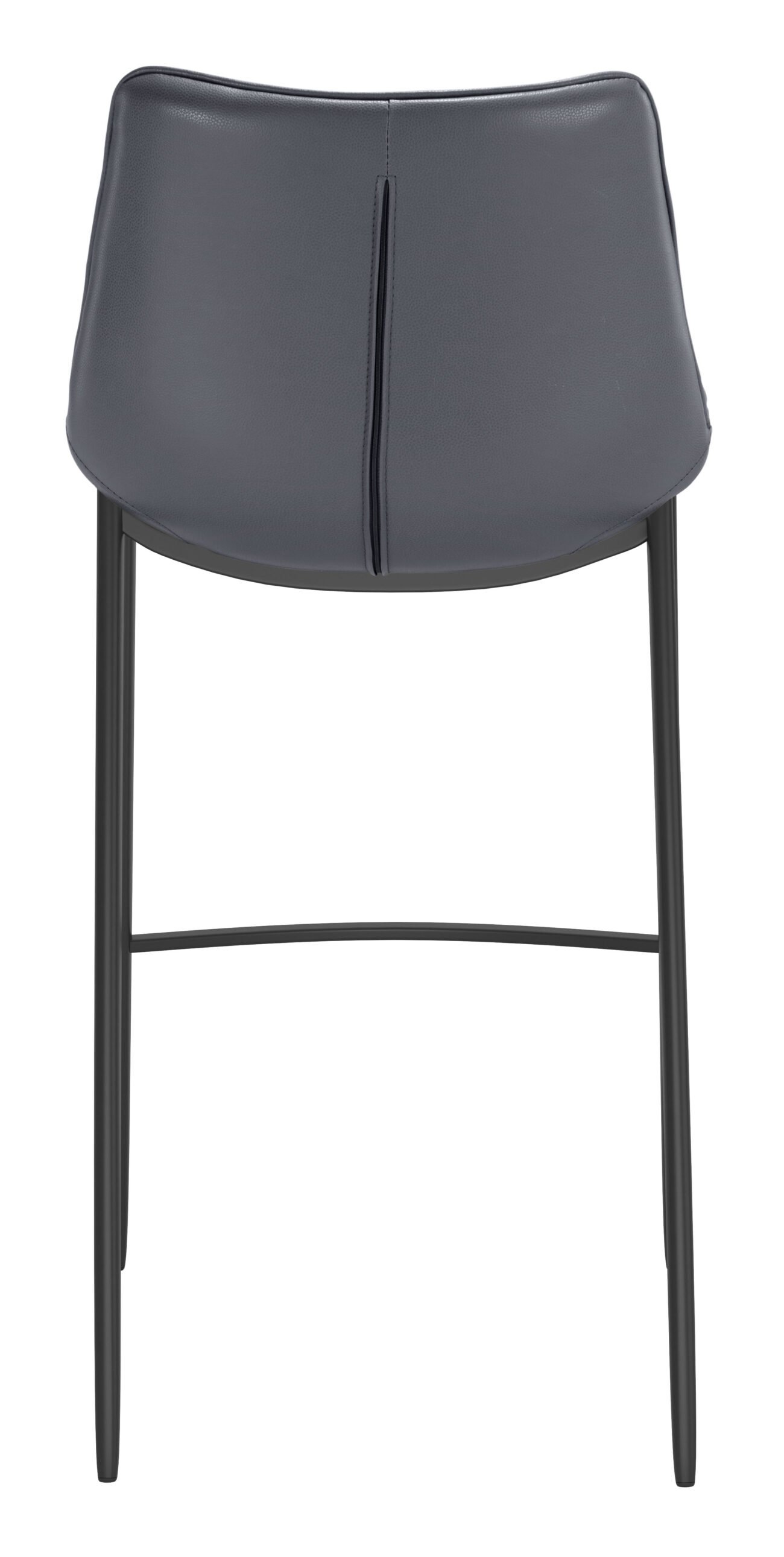 Magnus Barstool (Set of 2) Dark Gray & Black - Image 5