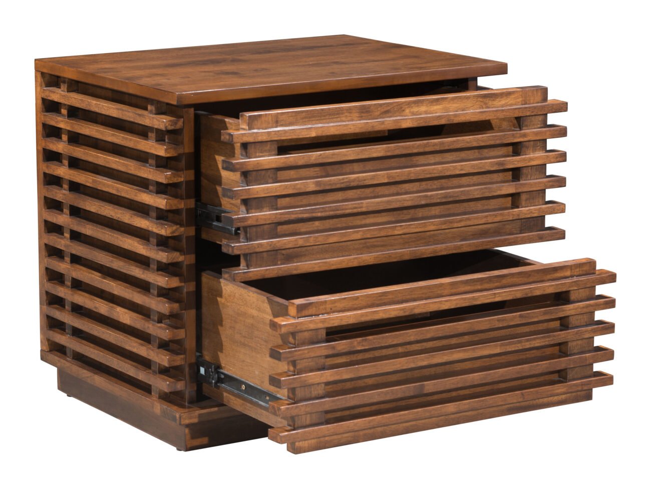 Linea End Table Walnut - Image 6