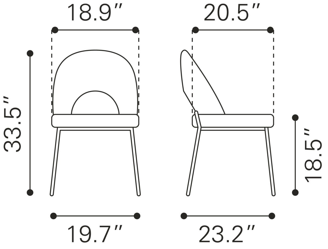 Bethpage Dining Chair (Set of 2) Multicolor Print & Green - Image 13