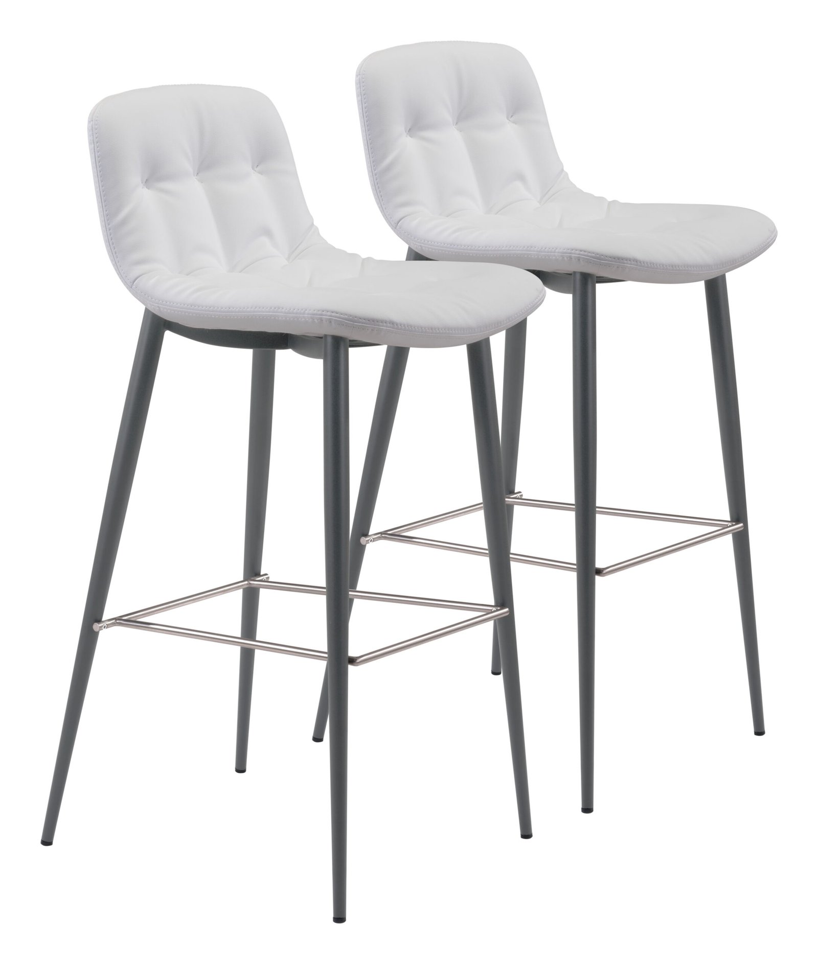 Tangiers Barstool (Set of 2) White - Image 8