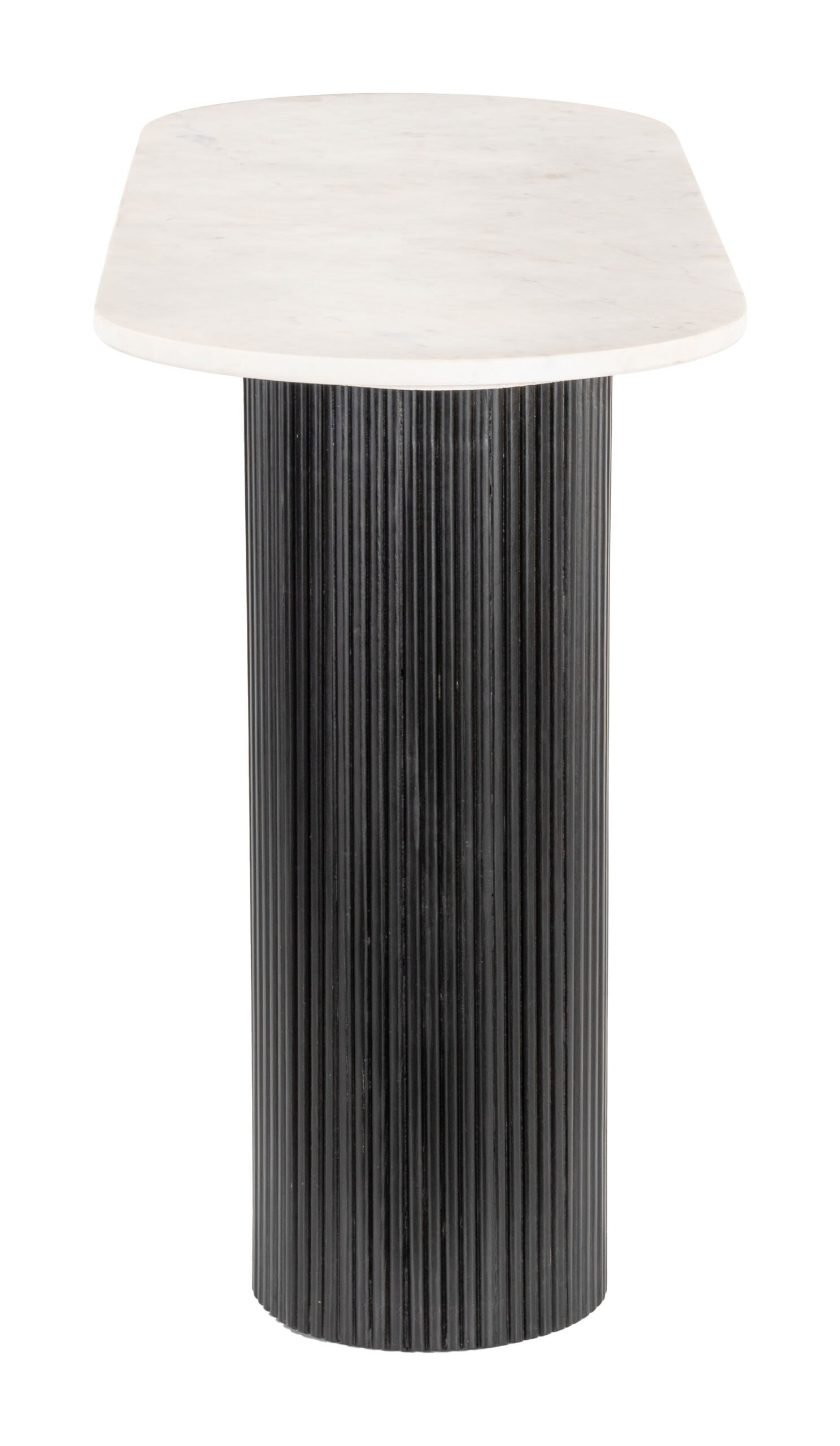 Izola Console Table White & Black - Image 4