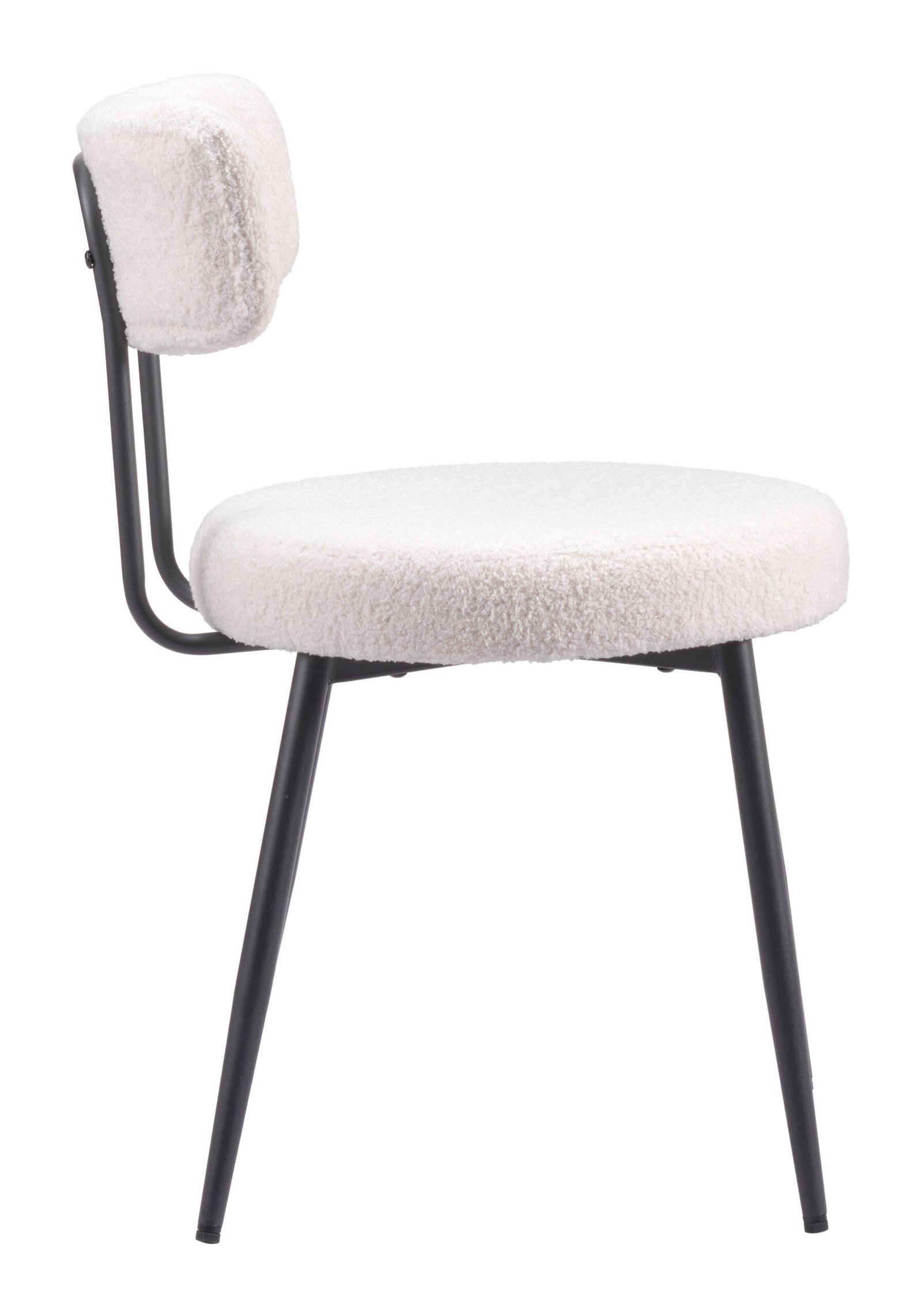 Blanca Dining Chair (Set of 2) Ivory - Image 4