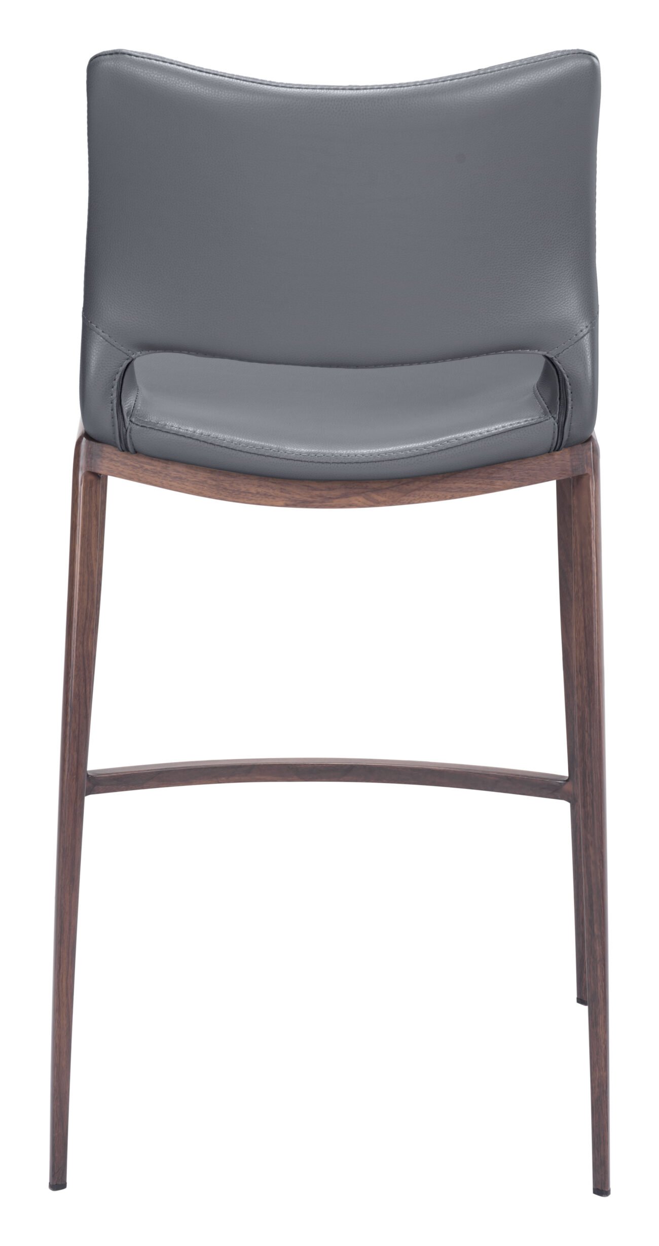 Ace Counter Stool (Set of 2) Dark Gray & Walnut - Image 5