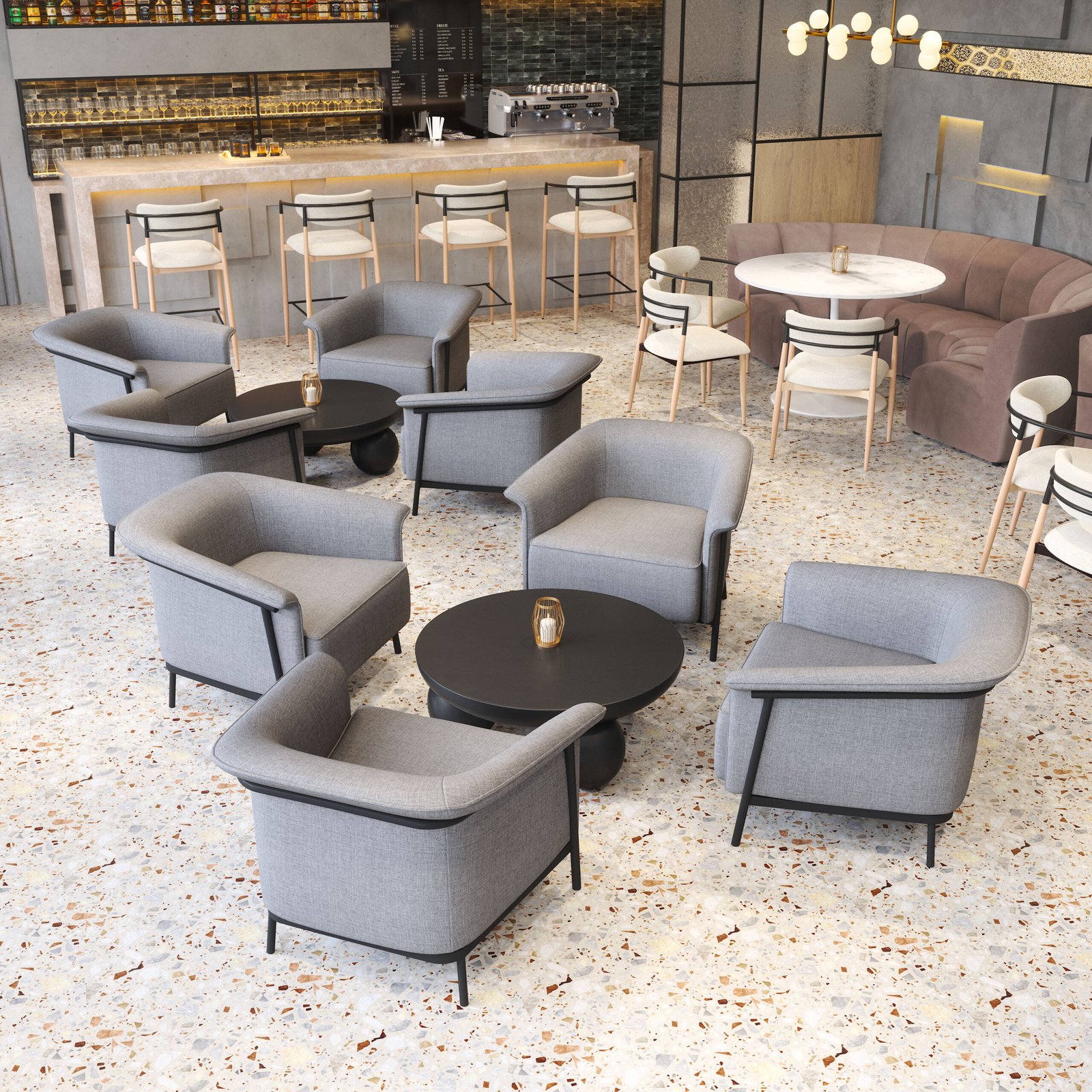 Burry Accent Chair Slate Gray - Image 4