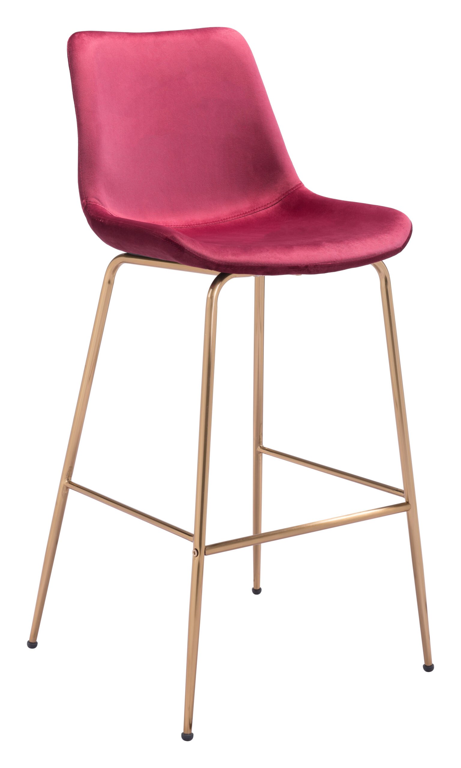 Tony Barstool Red & Gold - Image 3