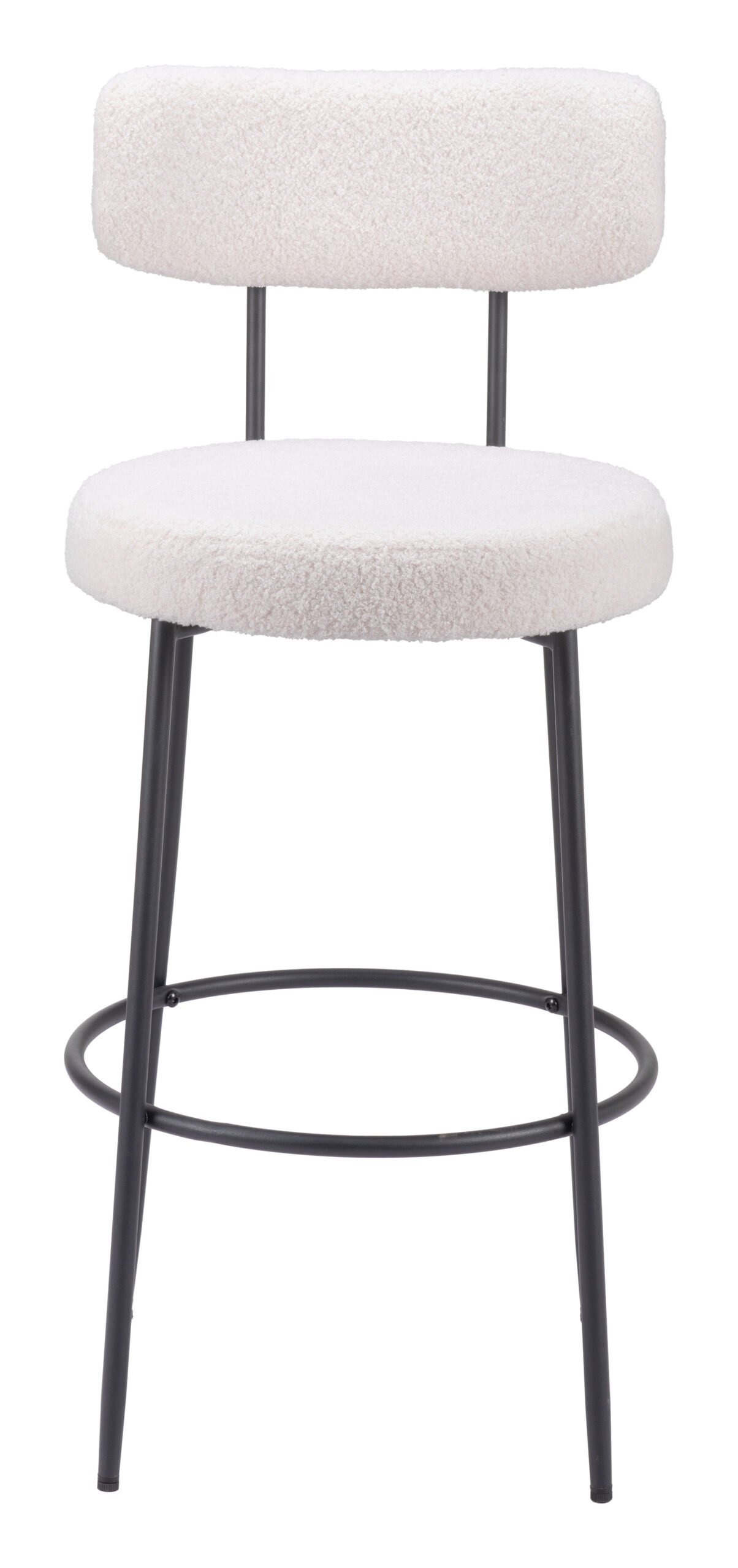 Blanca Barstool (Set of 2) Ivory - Image 4