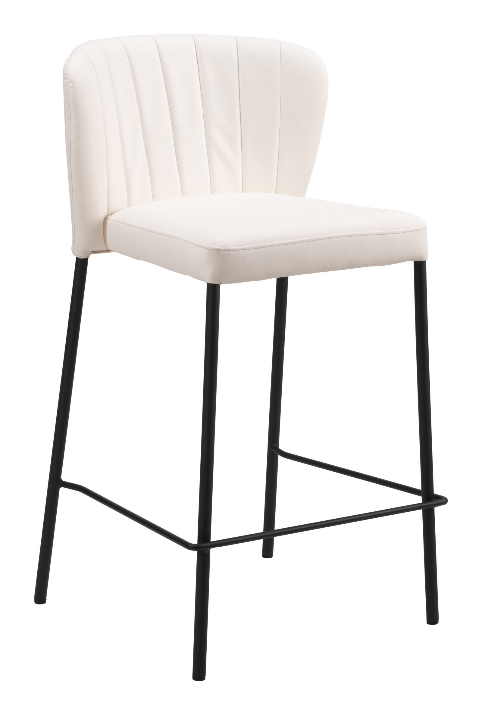 Linz Counter Stool (Set of 2) Cream - Image 6
