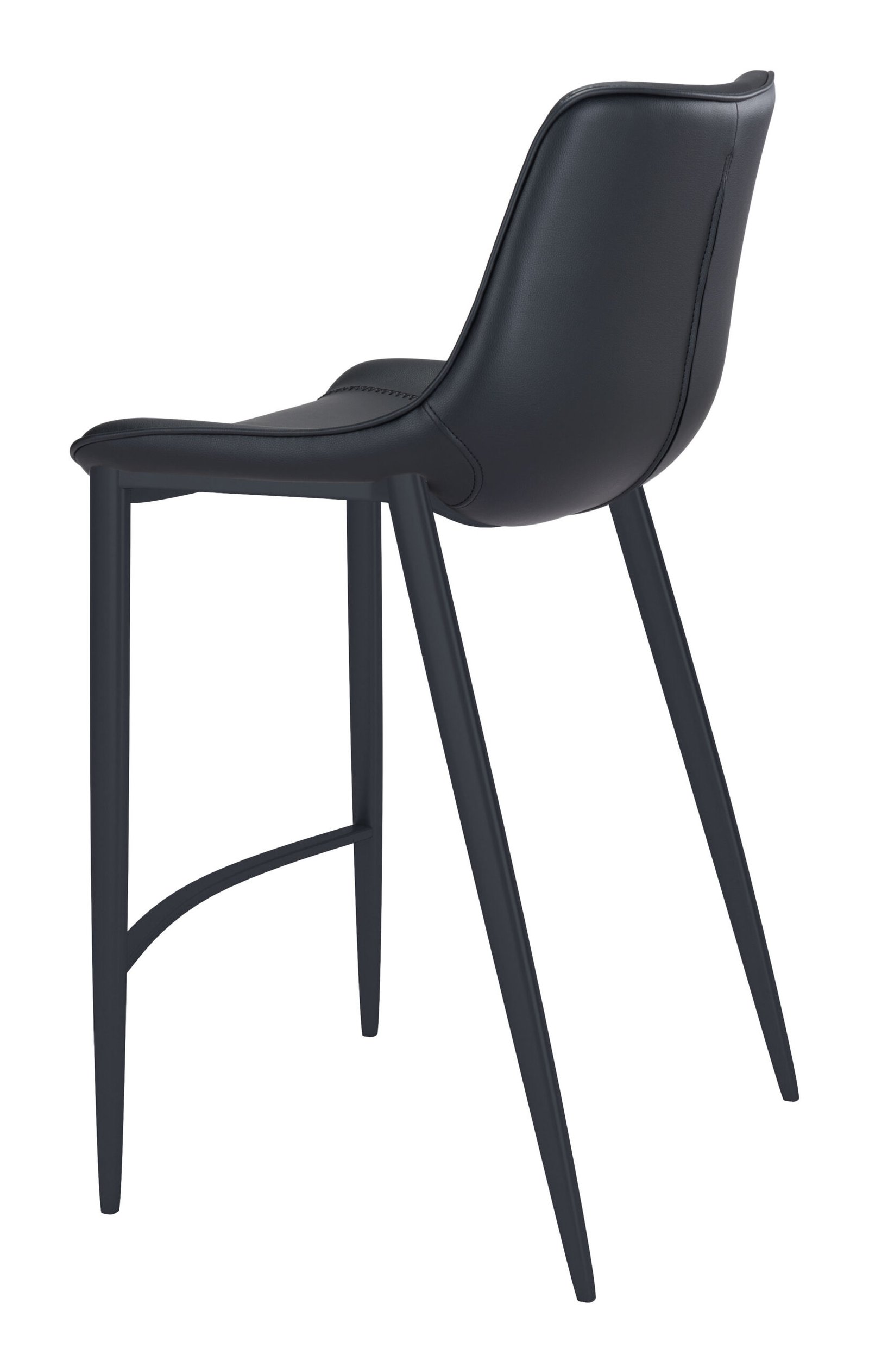Magnus Barstool (Set of 2) Black - Image 6