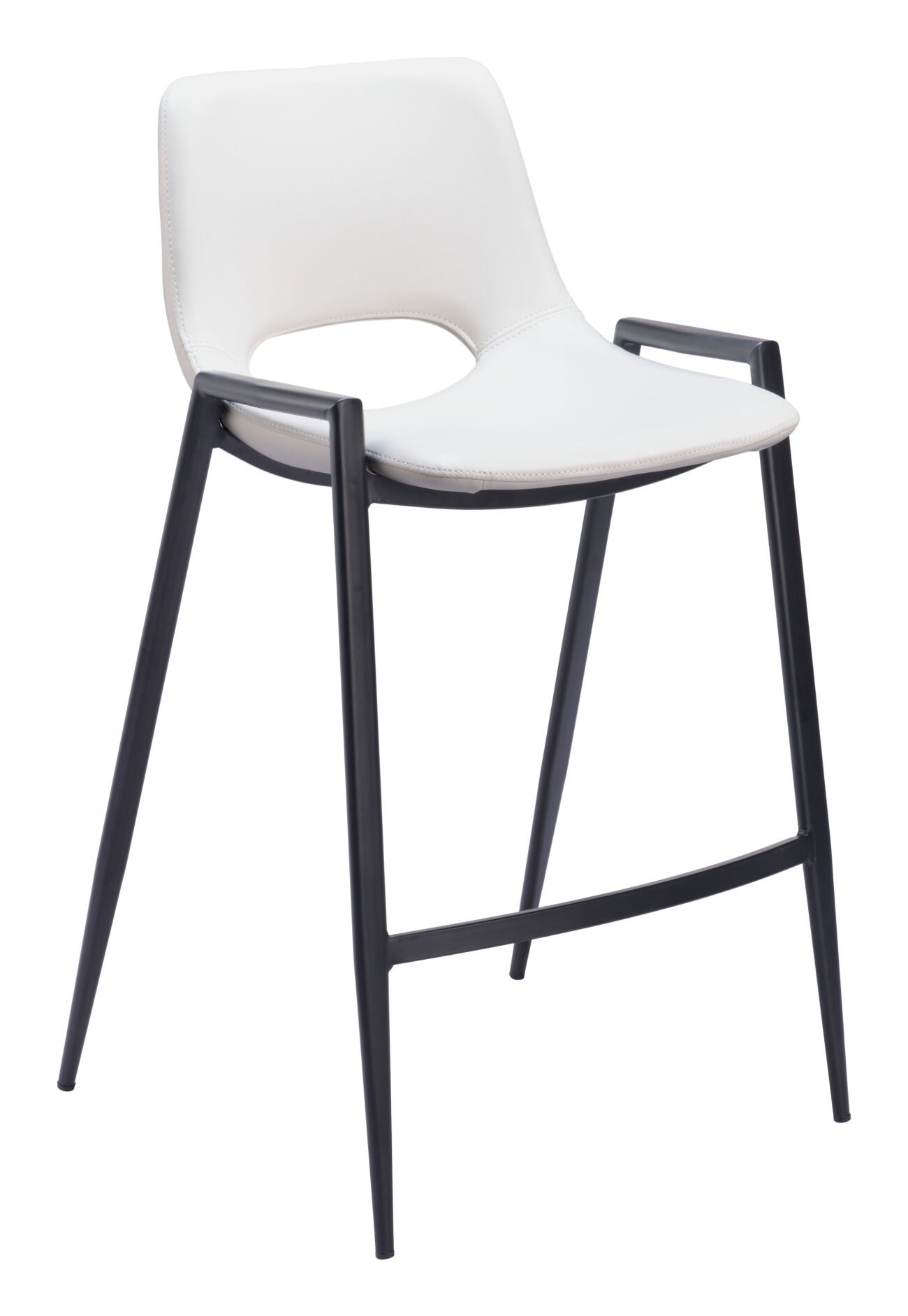 Desi Counter Stool (Set of 2) White - Image 3