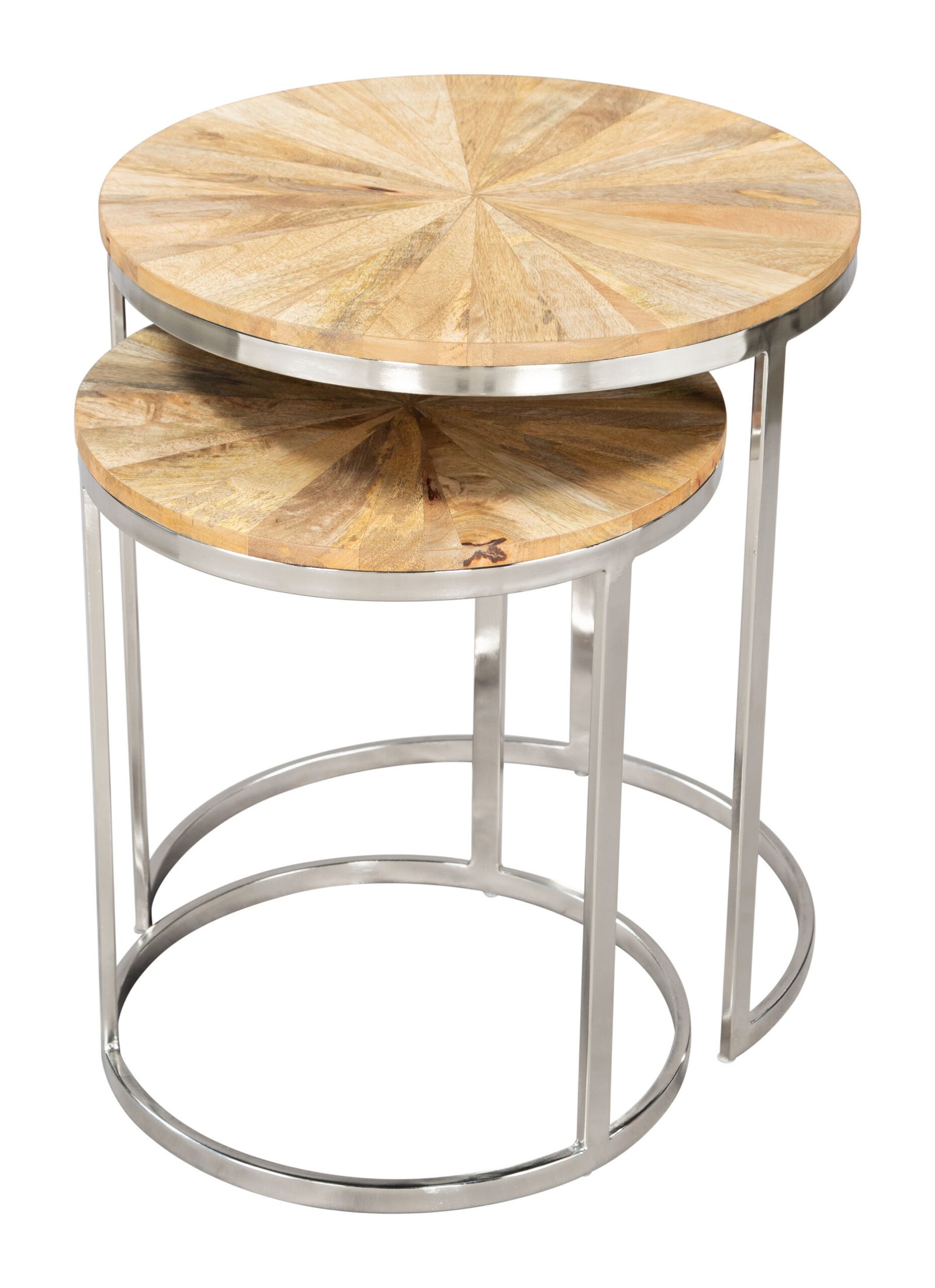 Bari Nesting Table Set (2-Piece) Natural - Image 5