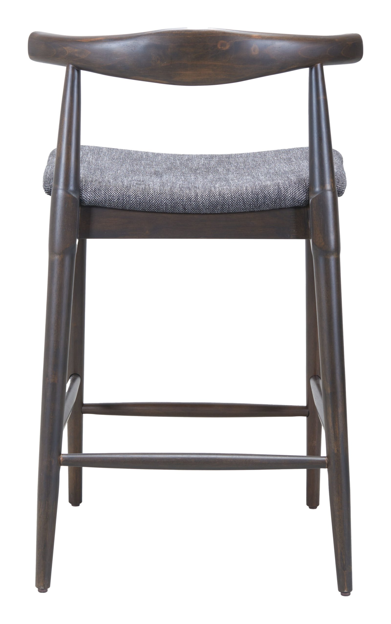 Tuzka Counter Stool (Set of 2) Gray & Espresso - Image 4