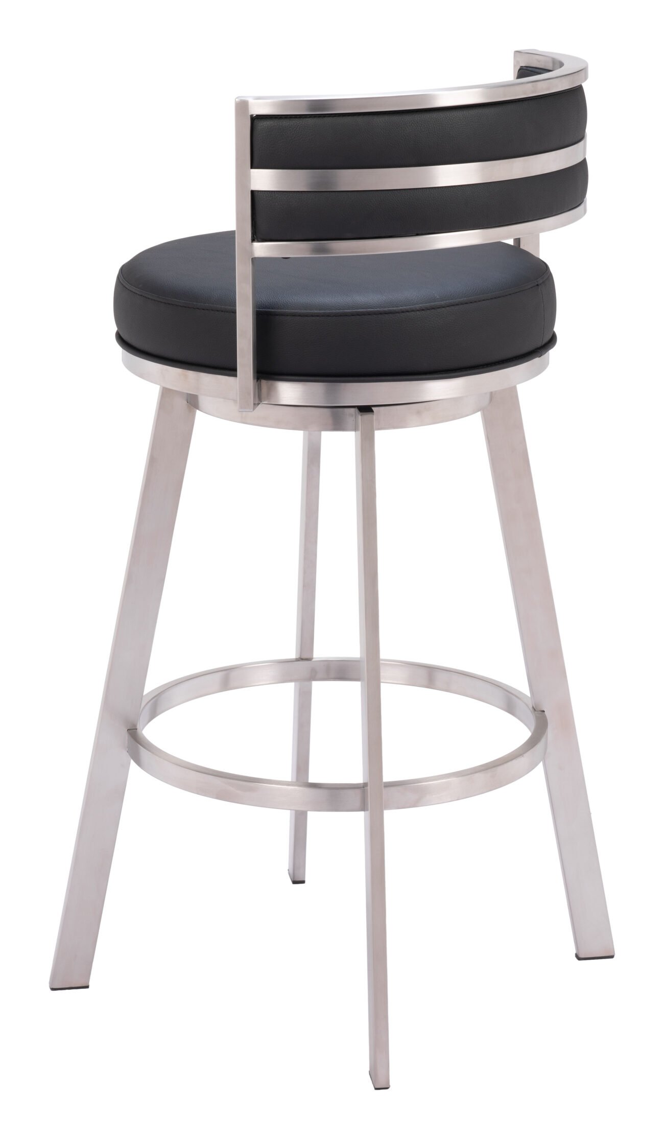 Gimsby Swivel Barstool Black - Image 7