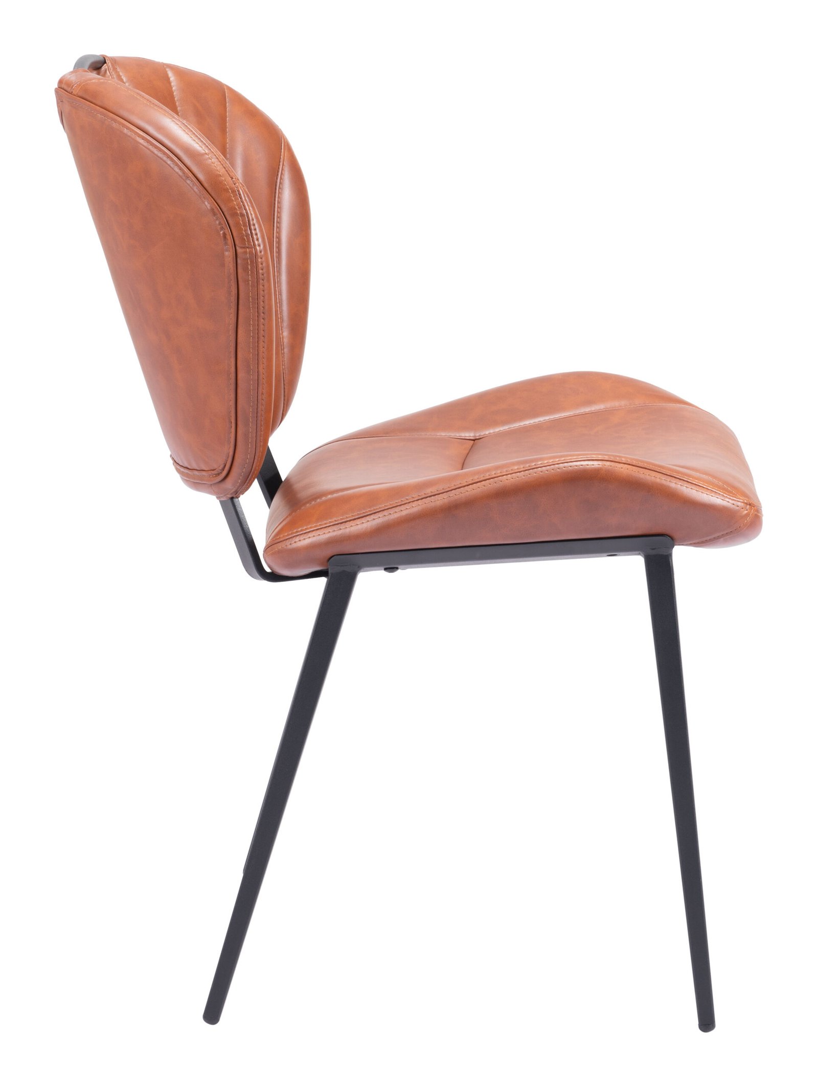 Terrence Dining Chair (Set of 2) Vintage Brown - Image 4