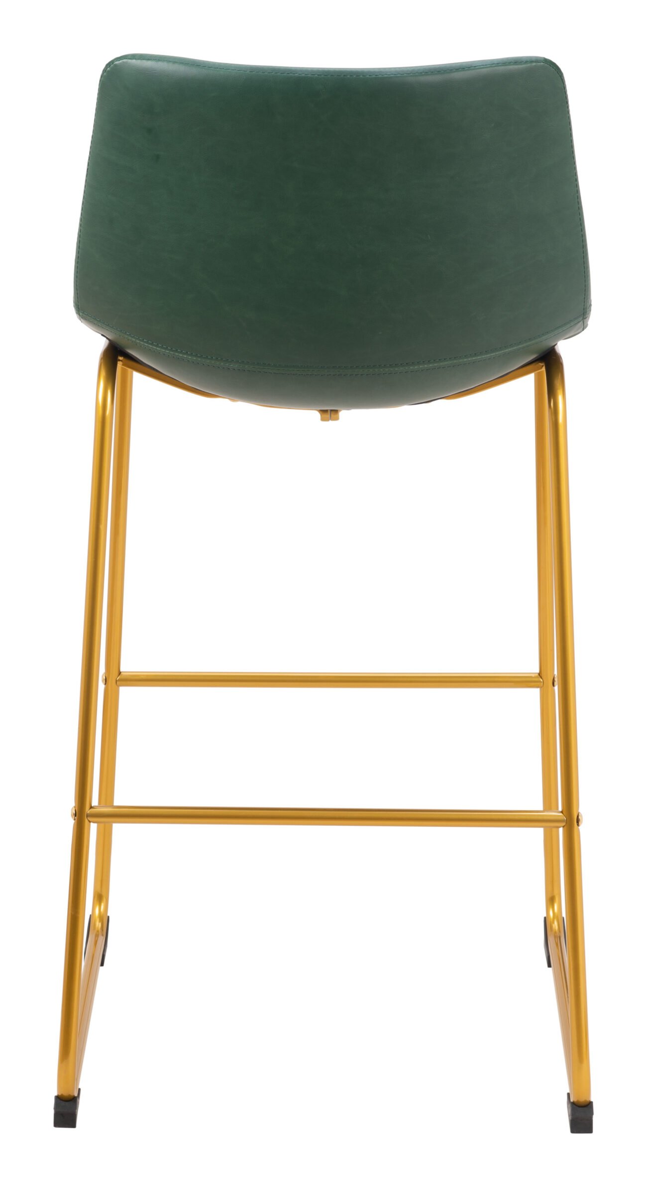 Augusta Barstool (Set of 2) Green & Gold - Image 5