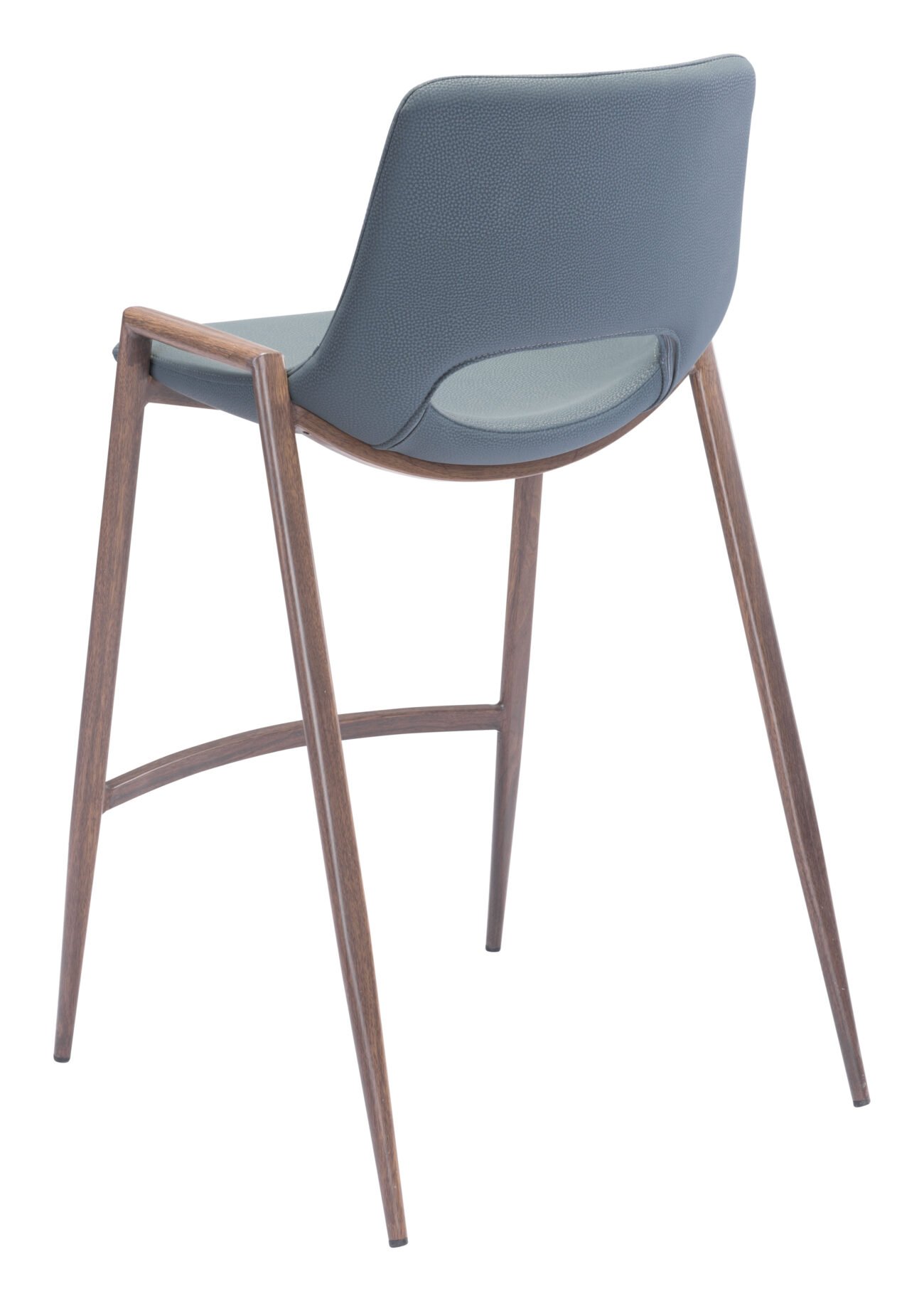 Desi Counter Stool (Set of 2) Azure Gray & Walnut - Image 7