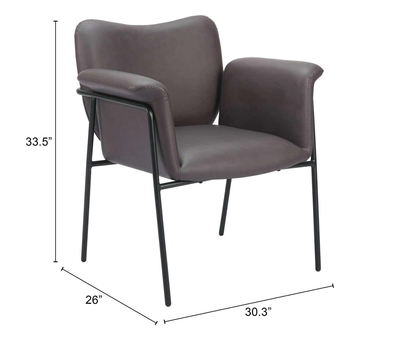 Heritage Accent Chair Brown - Image 8