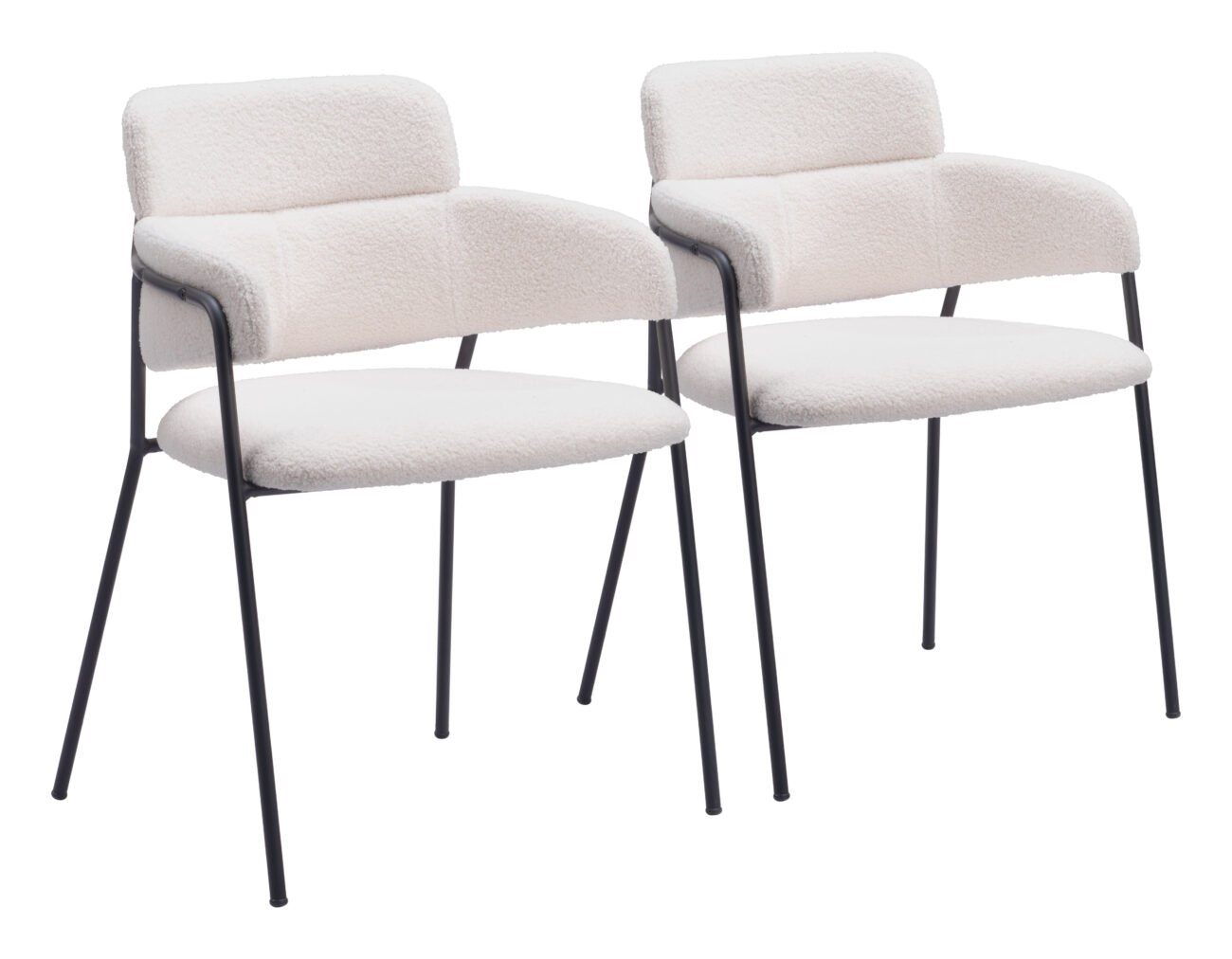 Marcel Dining Chair (Set of 2) Cream - Image 13