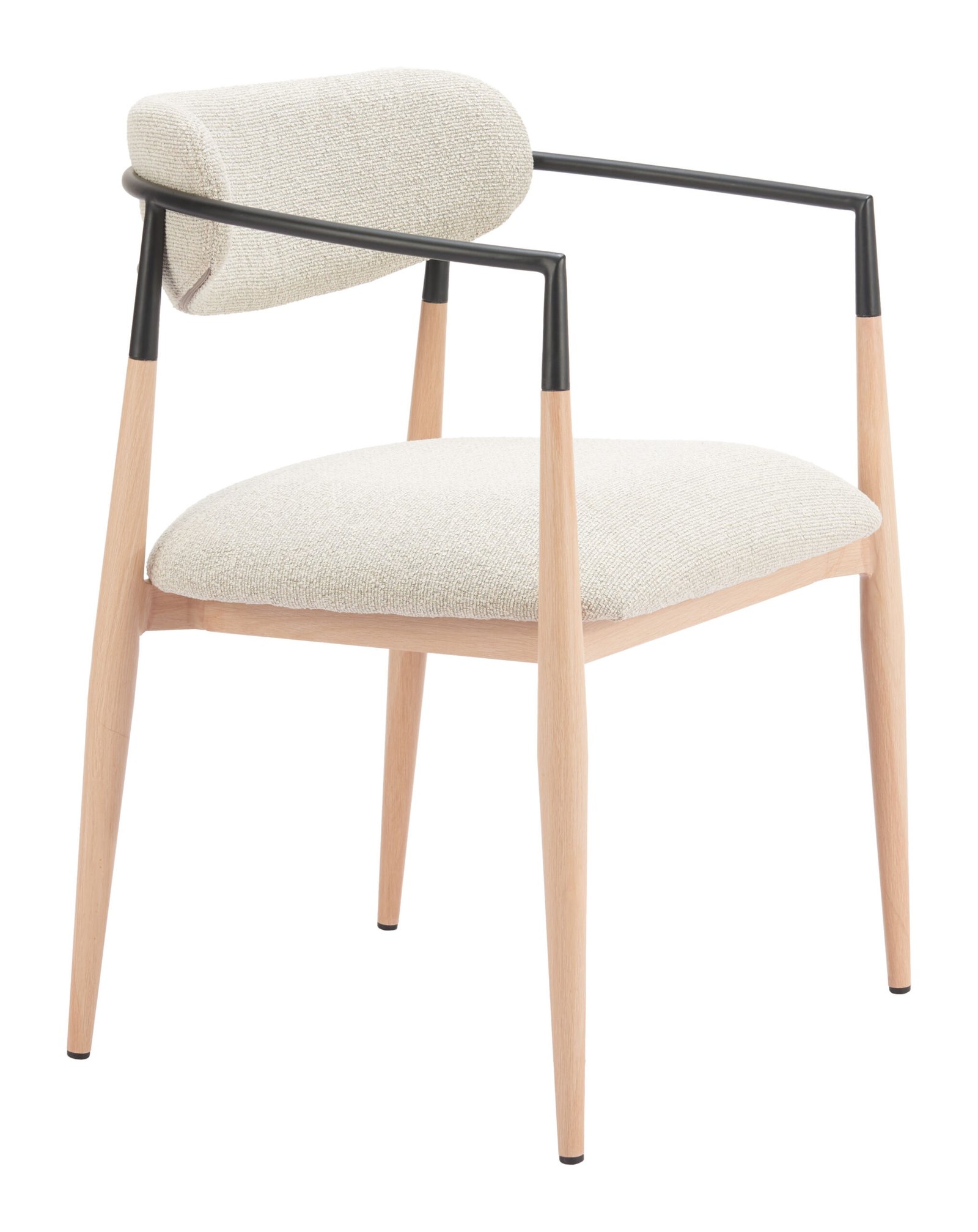Equinox Dining Chair (Set of 2) Oyster Gray & Natural - Image 4