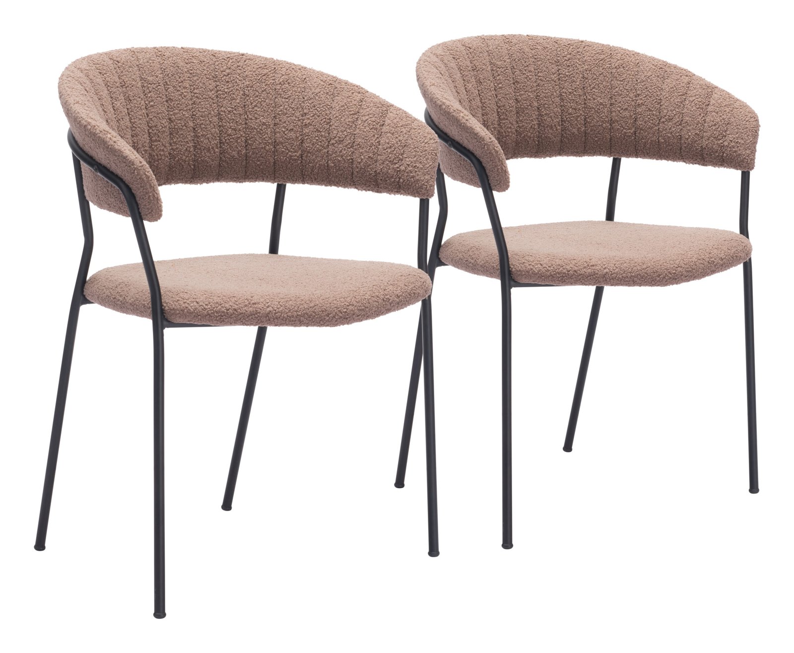 Josephine Dining Chair (Set of 2) Brown - Image 13