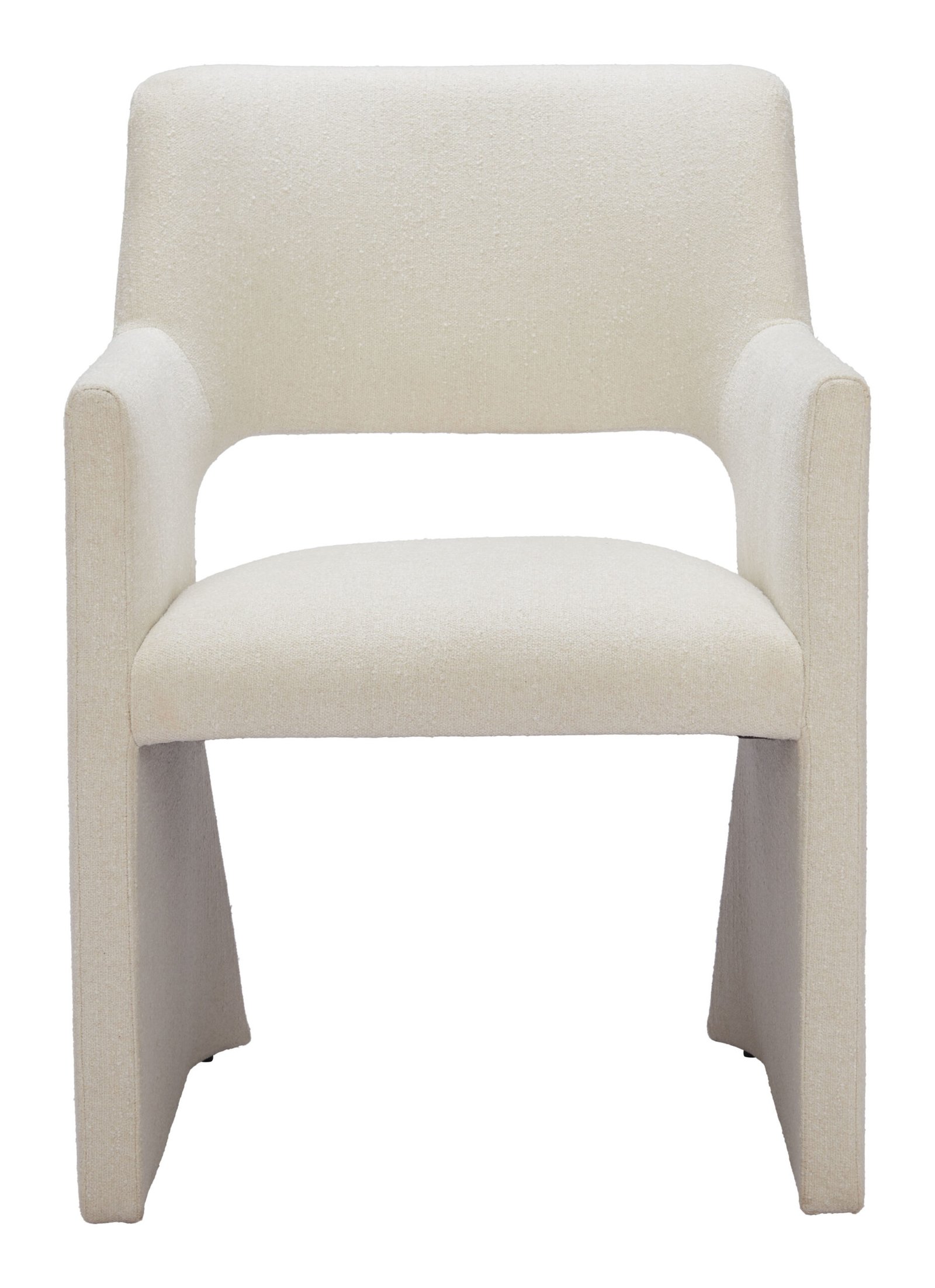 Minet Dining Chair Linen White - Image 5
