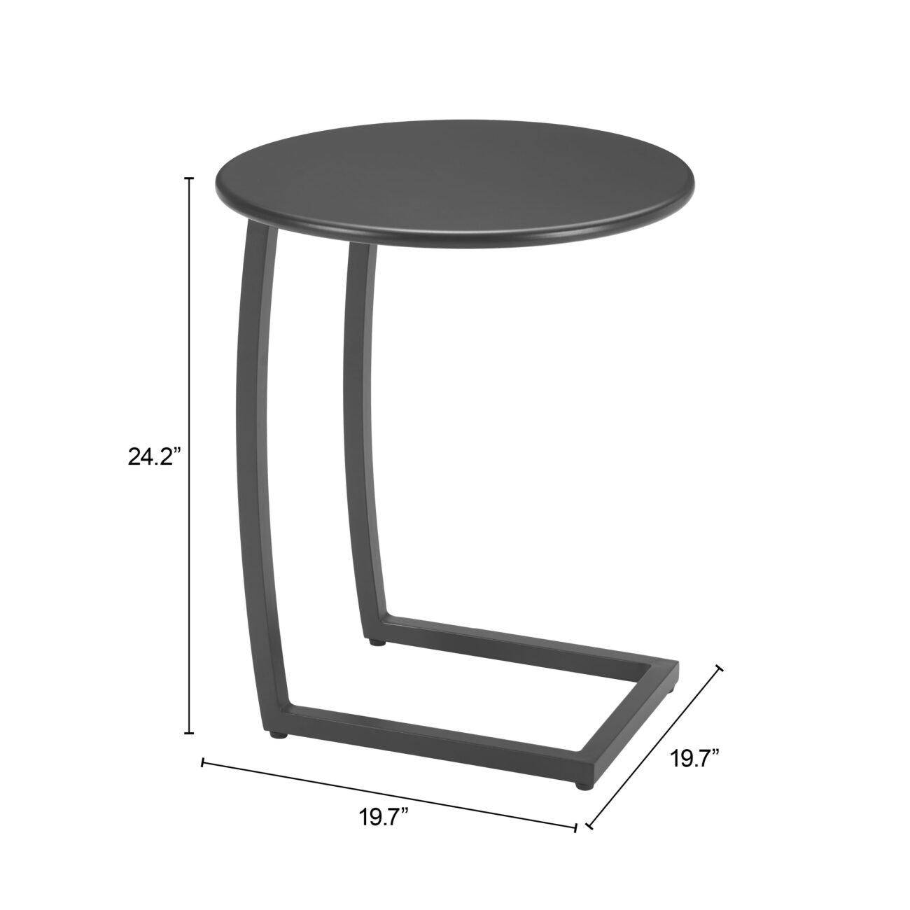 Noga End Table Black - Image 9