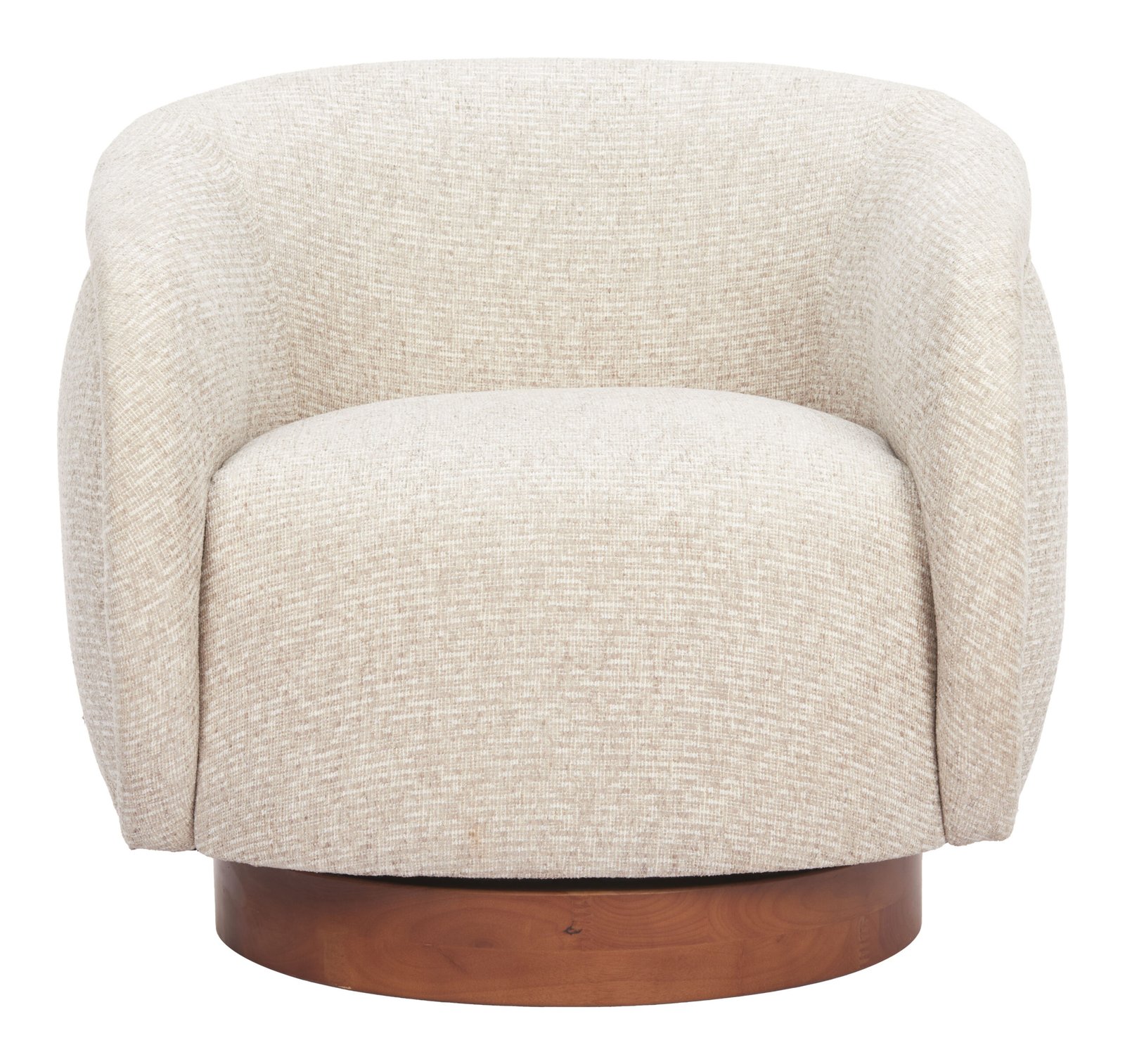 Vinta Swivel Chair Beige - Image 3
