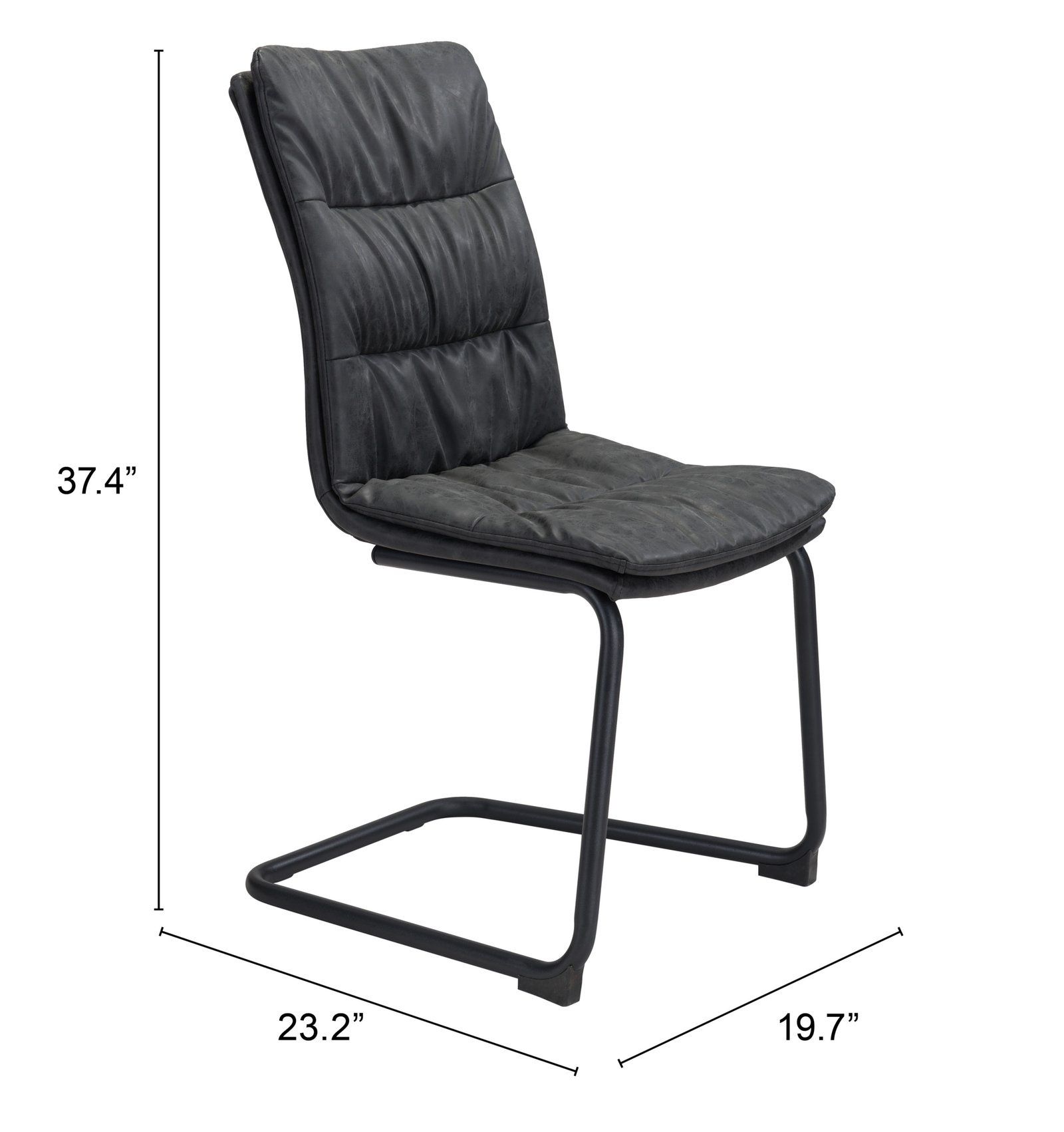 Sharon Dining Chair (Set of 2) Vintage Black - Image 11