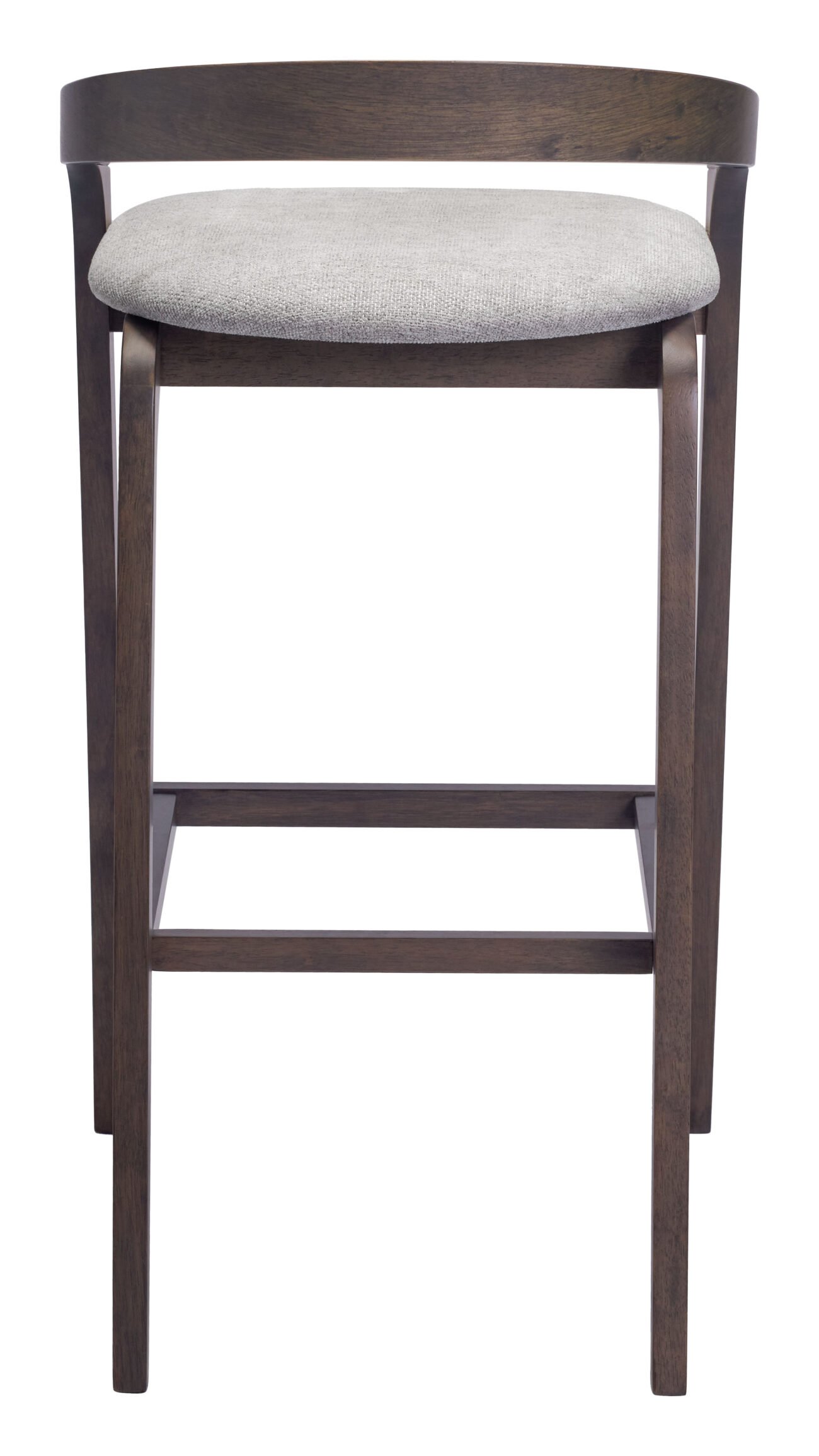 Troy Barstool (Set of 2) Dove Gray & Espresso - Image 4