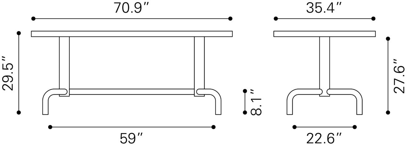 Neum Dining Table Black - Image 9
