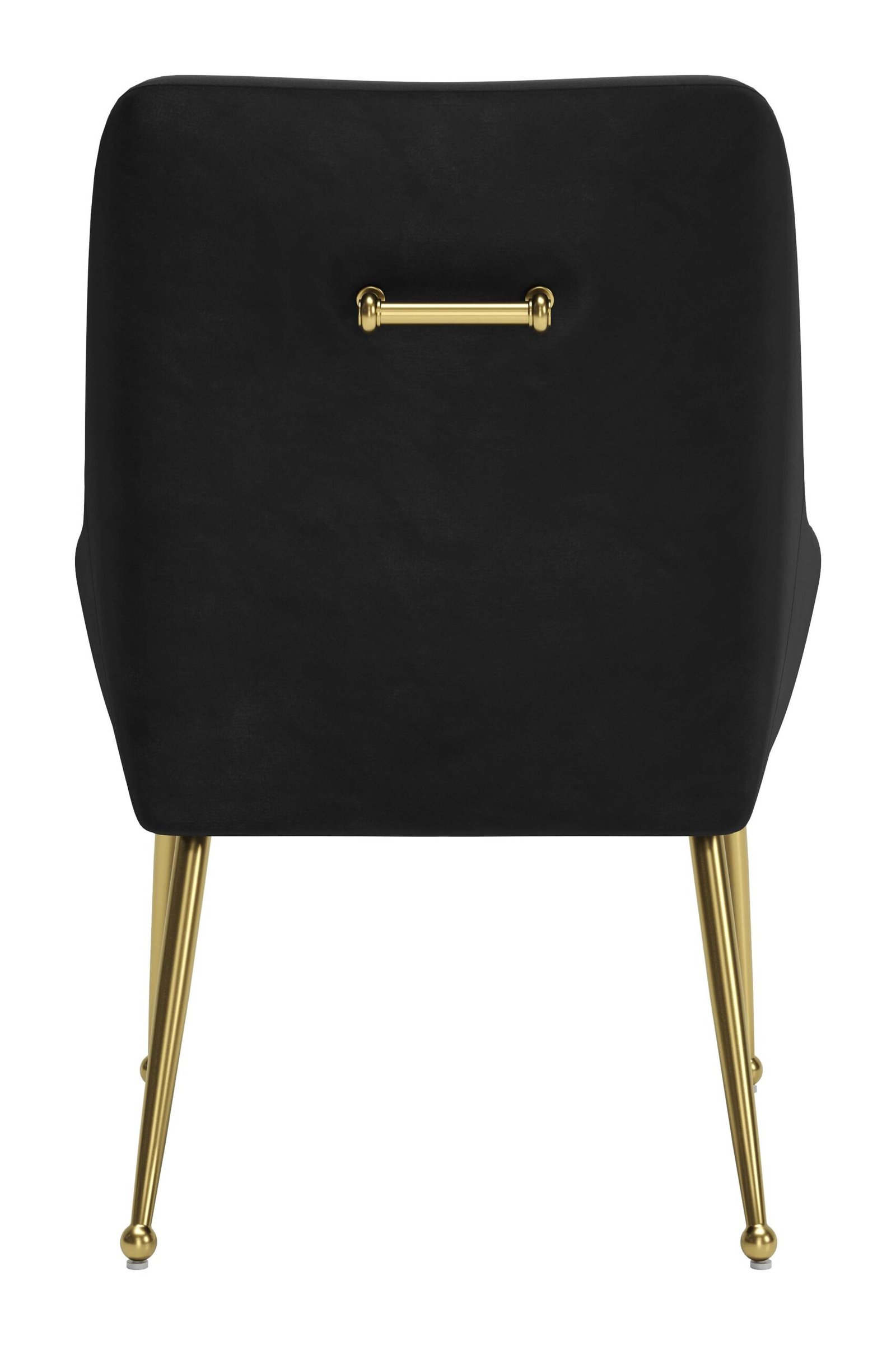 Maxine Dining Chair Black & Gold - Image 6