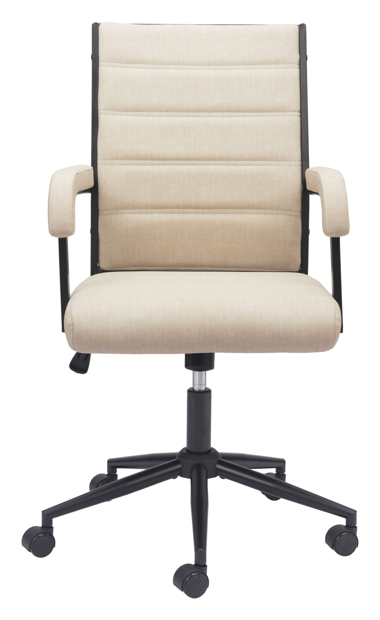 Auction Office Chair Beige - Image 3