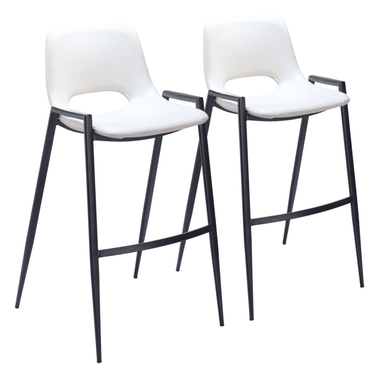 Desi Barstool (Set of 2) White - Image 10