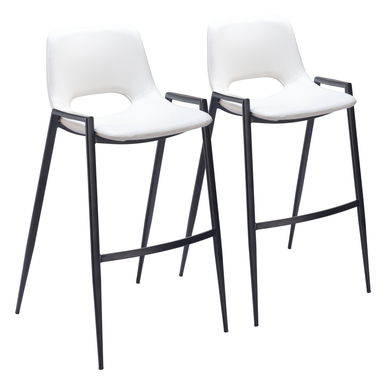Desi Barstool (Set of 2) White - Image 10