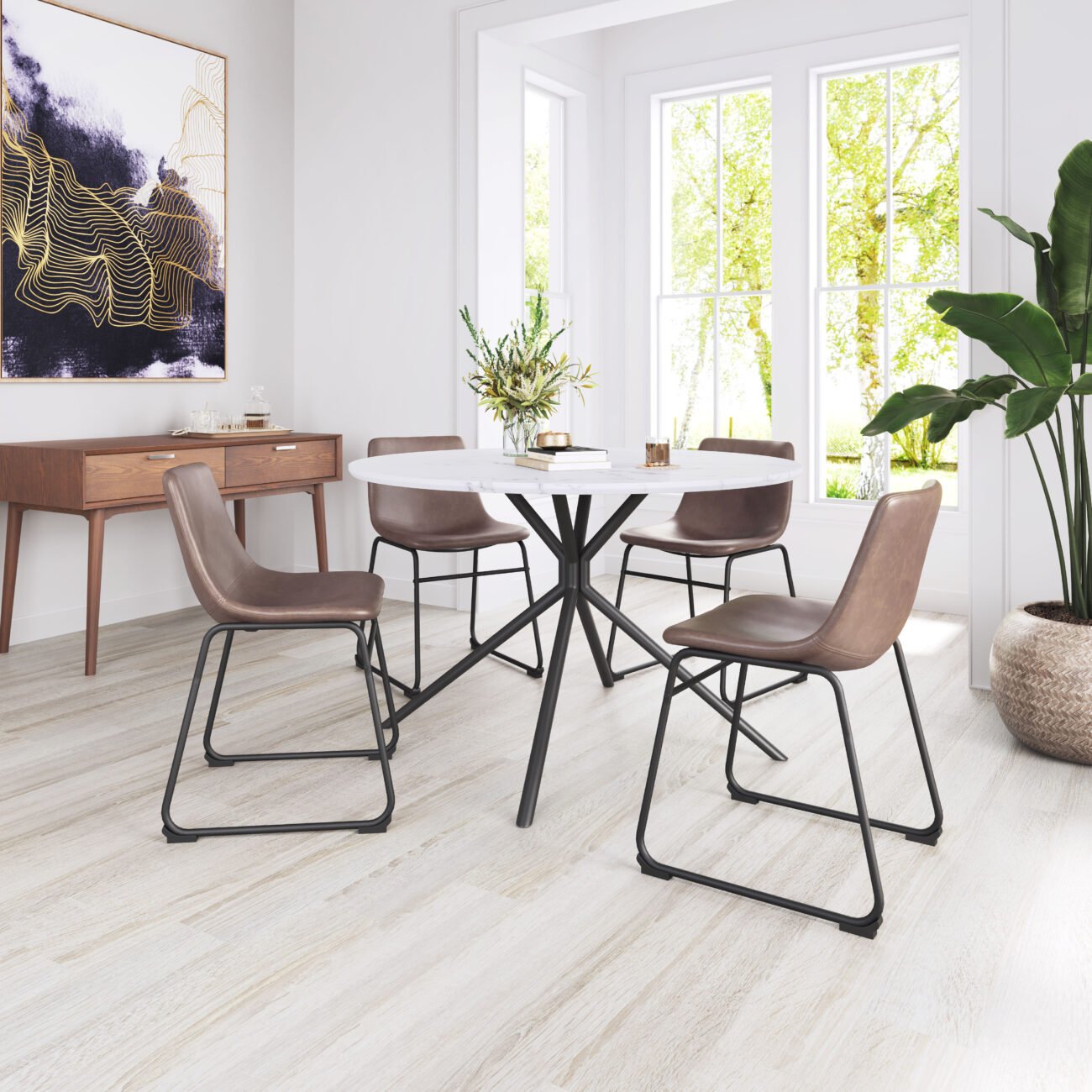 Smart Dining Chair (Set of 2) Vintage Espresso - Image 2