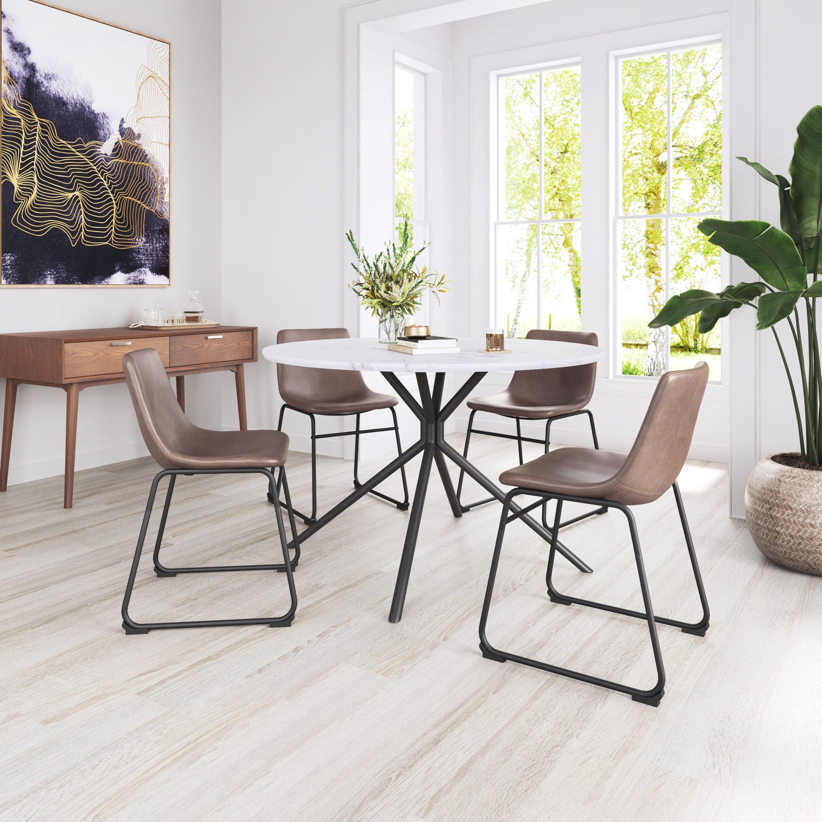 Smart Dining Chair (Set of 2) Vintage Espresso - Image 2
