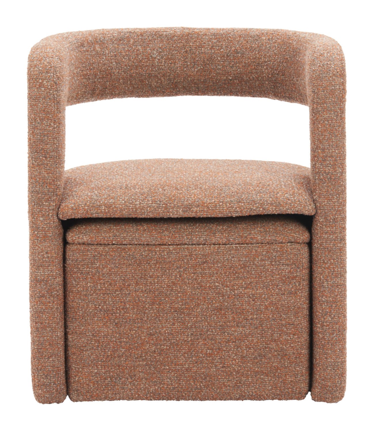 Atria Accent Chair & Ottoman Tawny Brown - Image 3