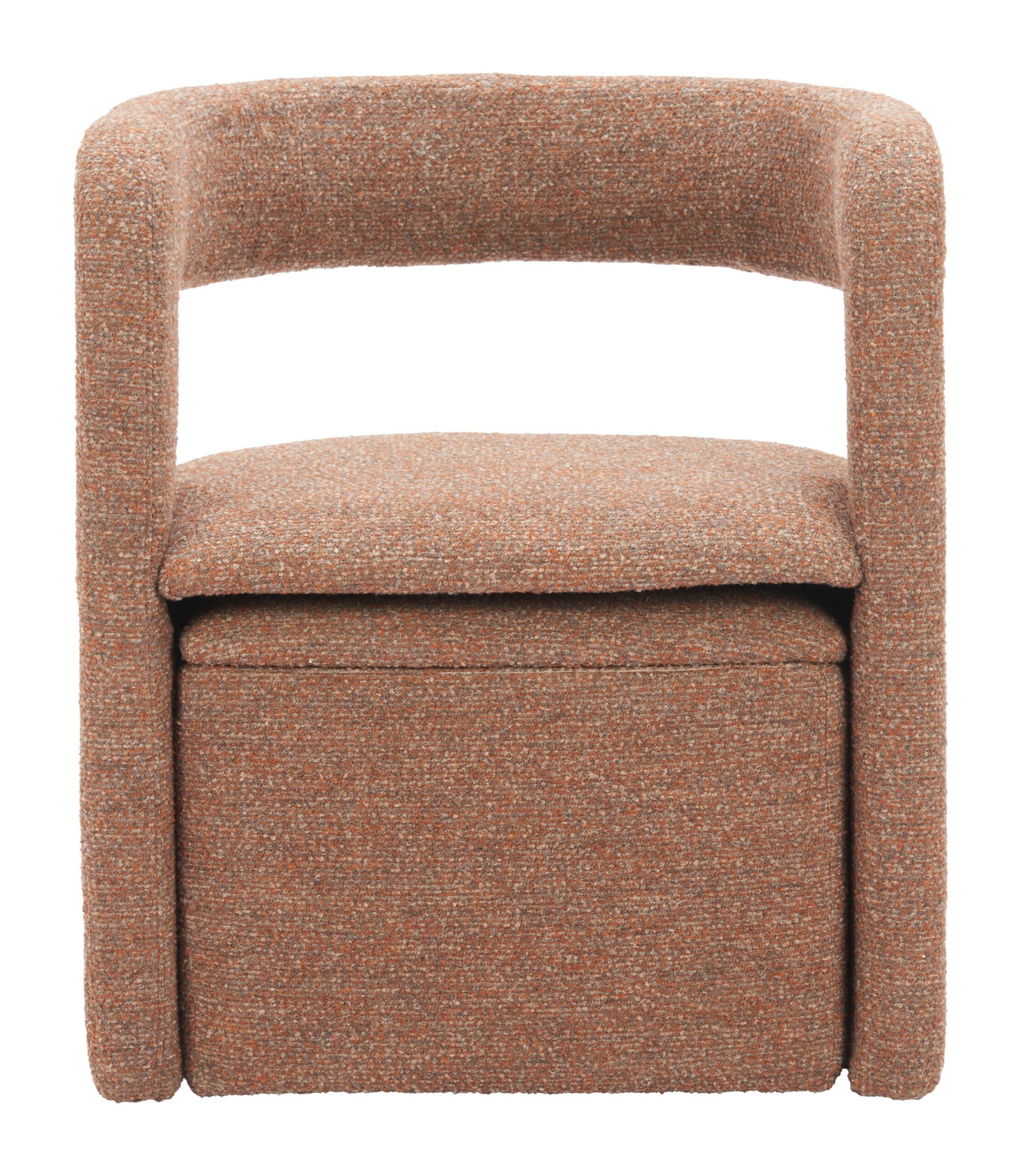 Atria Accent Chair & Ottoman Tawny Brown - Image 3