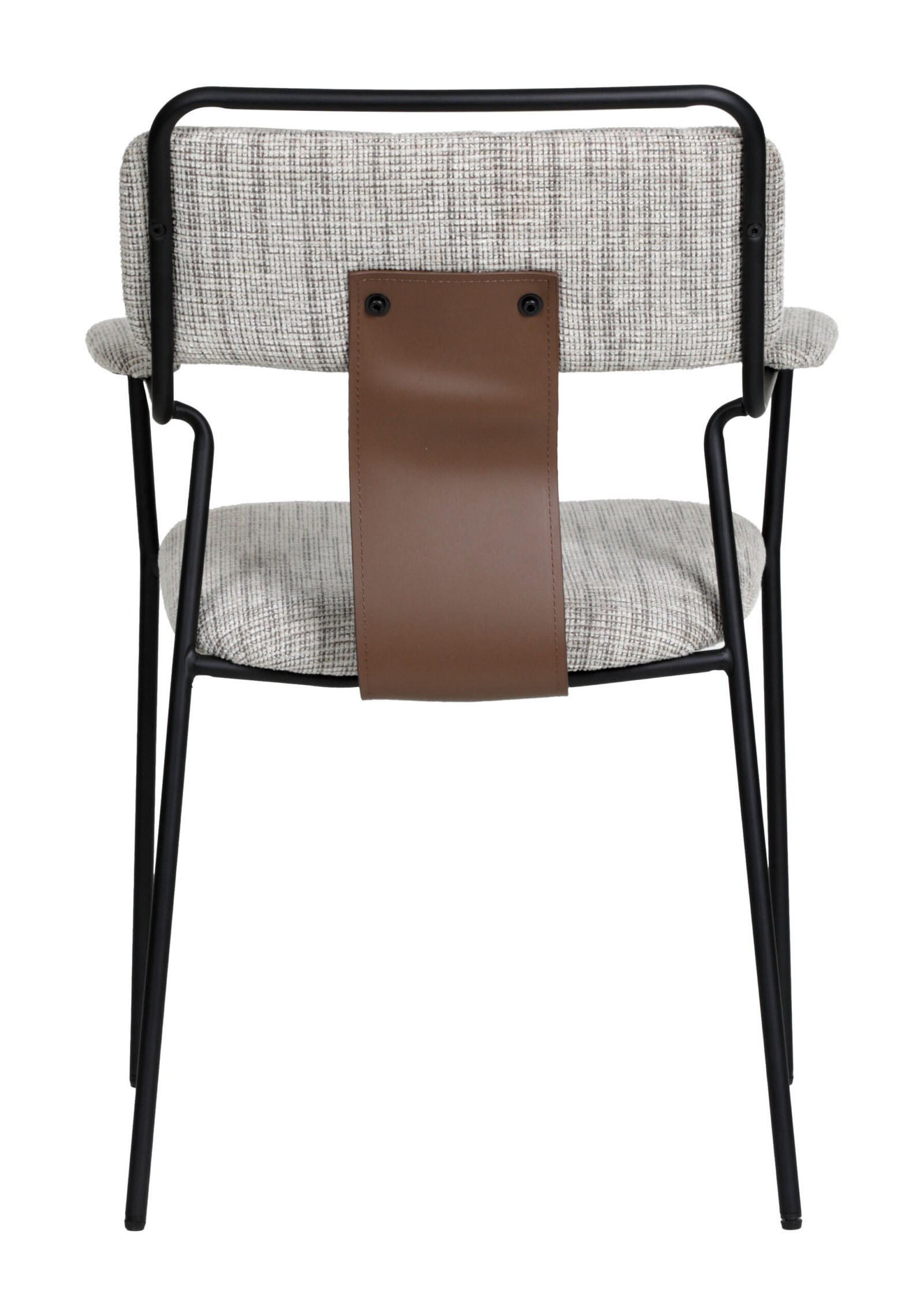 Couva Dining Chair (Set of 2) Gray Tweed - Image 4