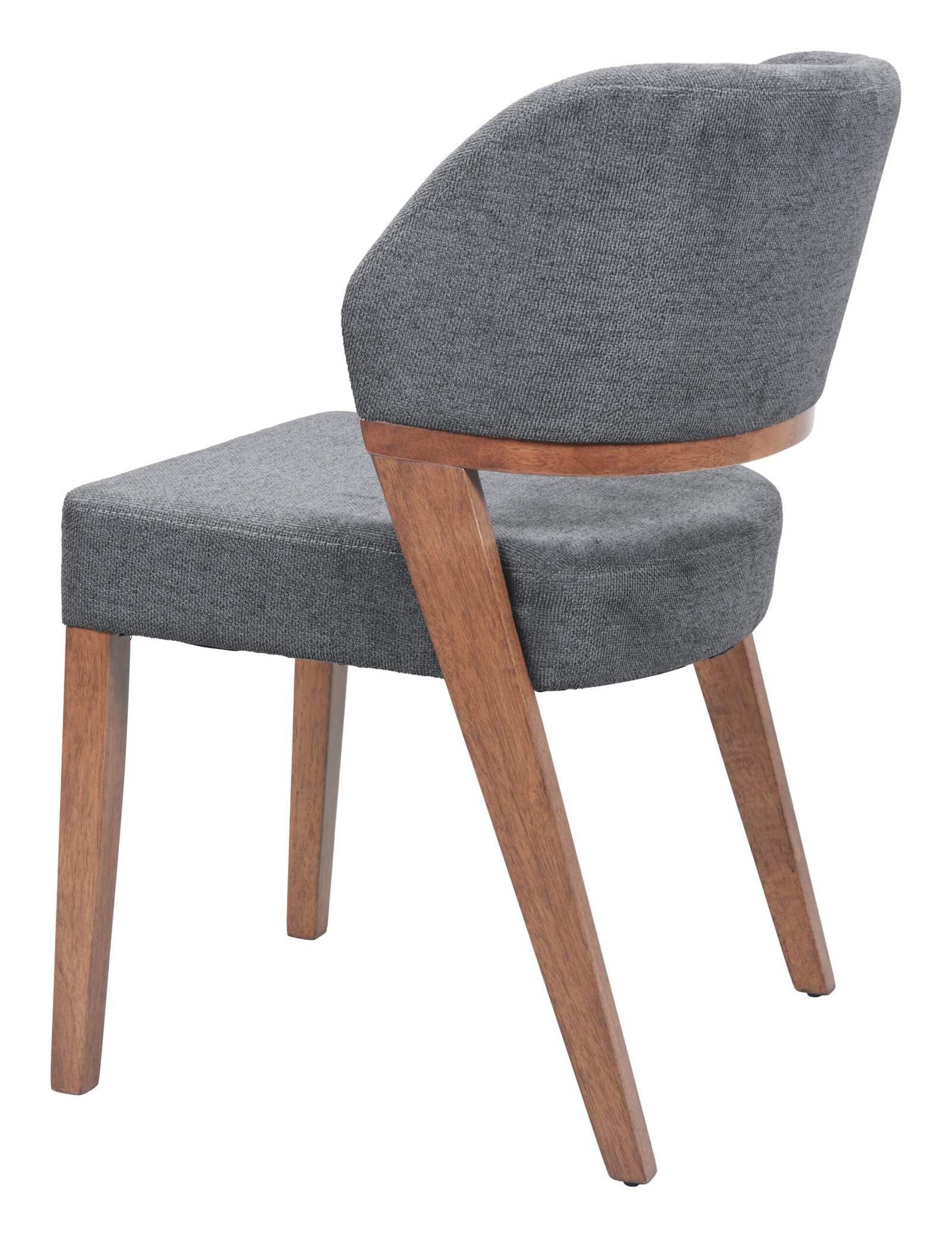 Sunobu Dining Chair (Set of 2) Azure Gray & Walnut - Image 5