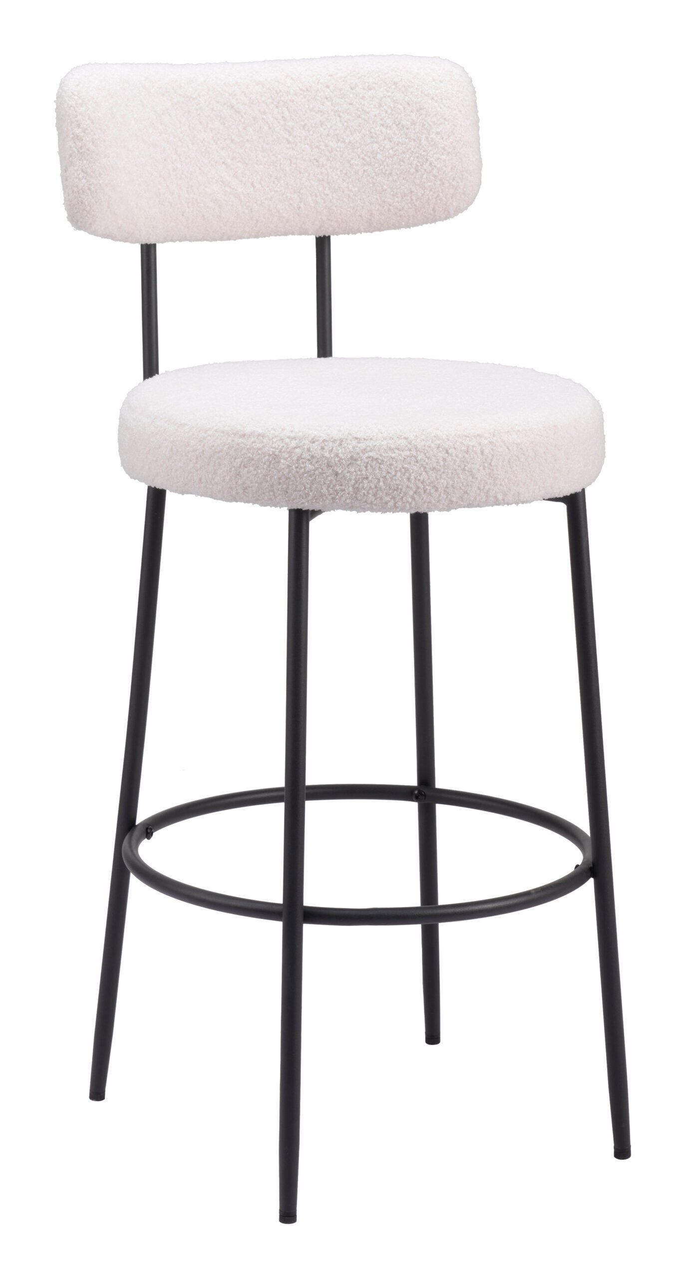 Blanca Barstool (Set of 2) Ivory - Image 2