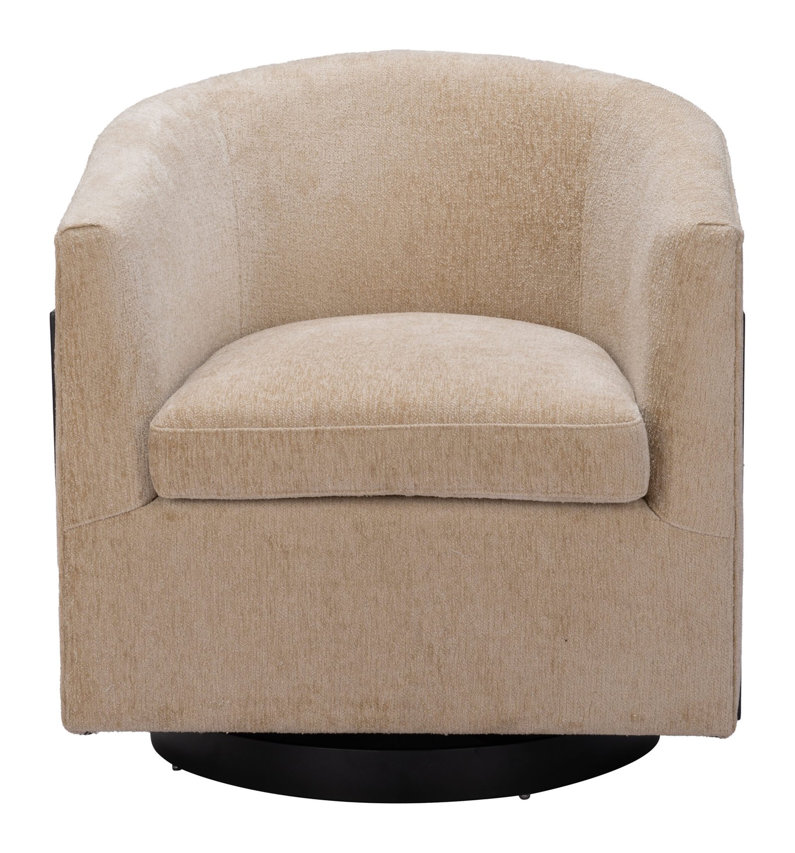 Hanko Swivel Chair Golden Beige - Image 3