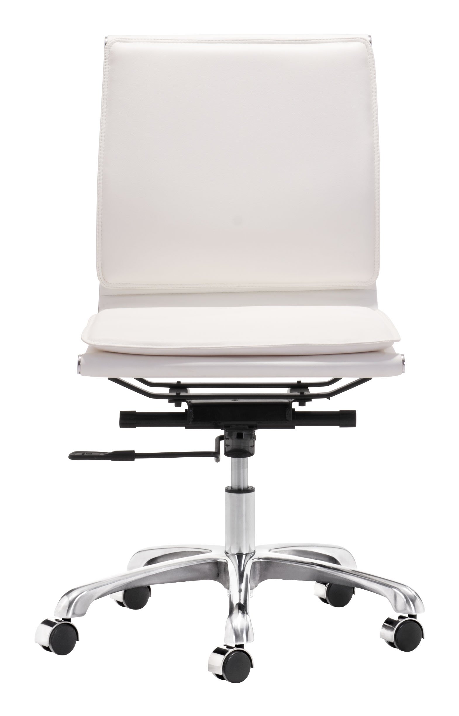 Lider Plus Armless Office Chair White - Image 6