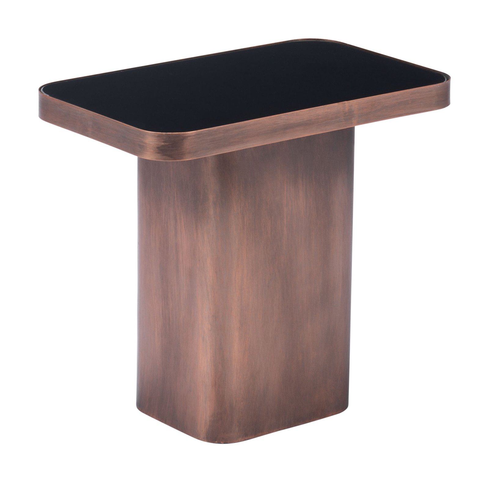 Marcos Side Table Black & Antique Bronze - Image 2