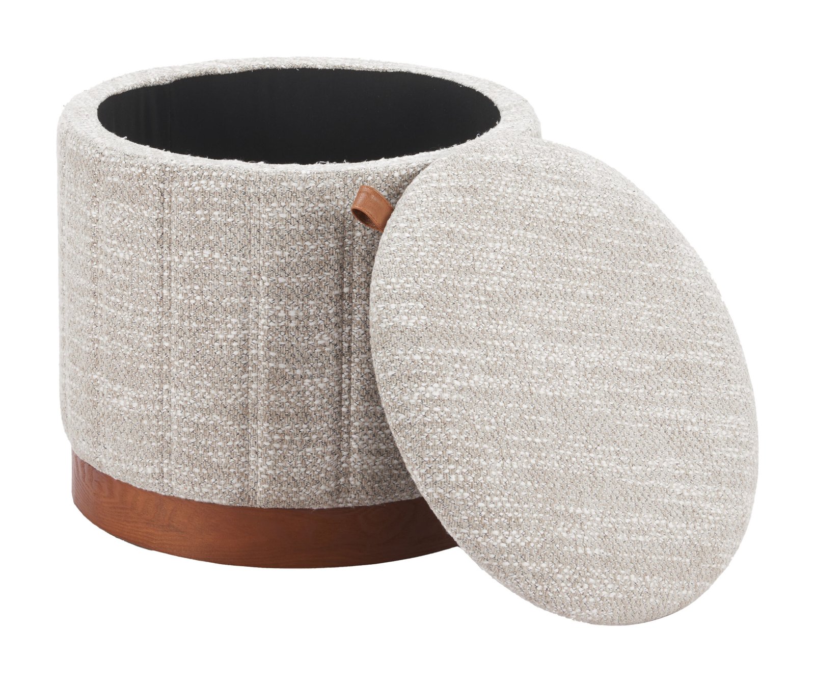 Fije Storage Ottoman Gray - Image 6