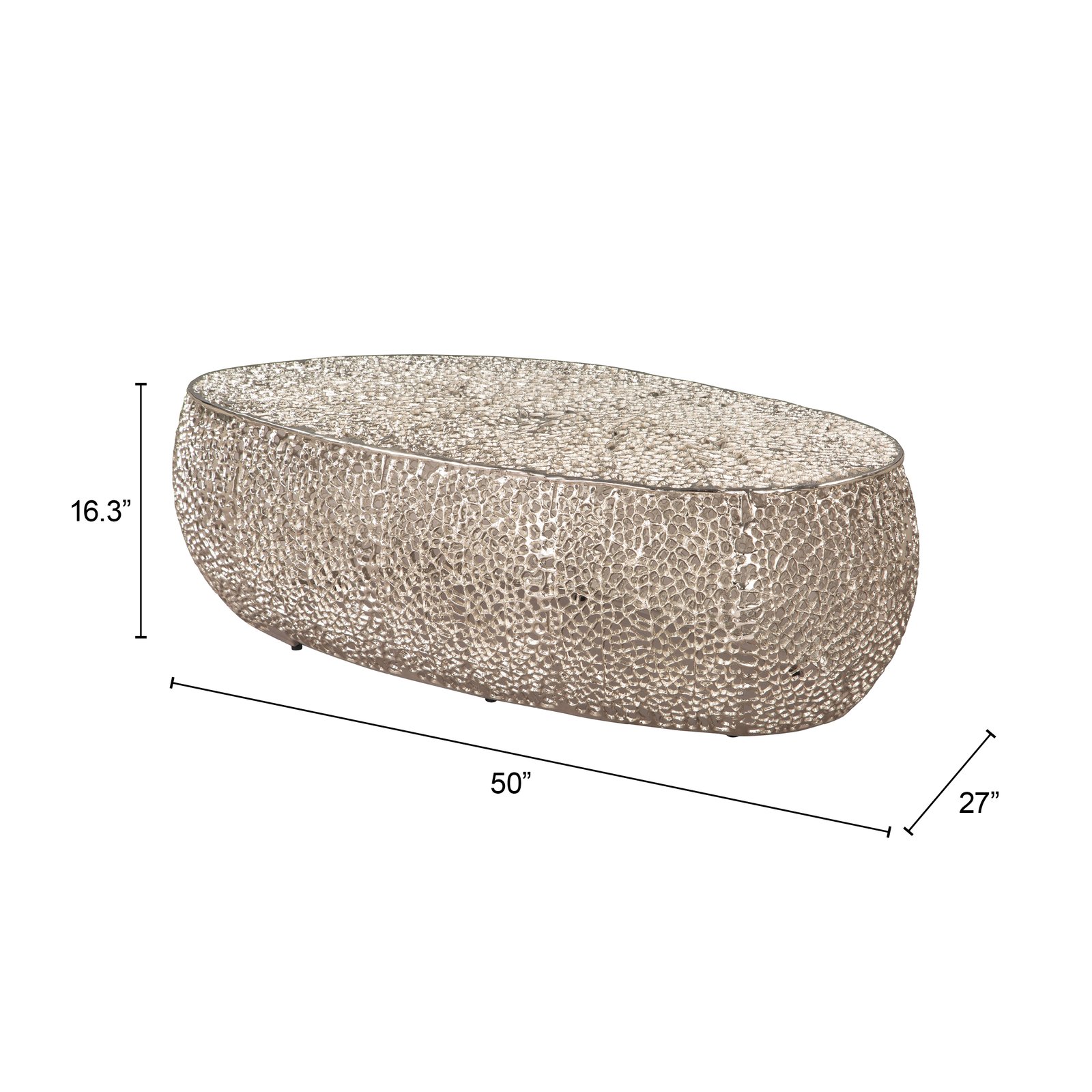 Argento Coffee Table Silver - Image 6