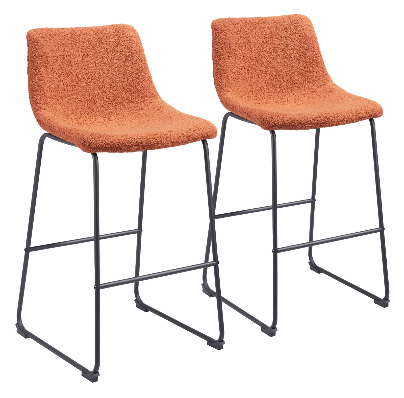 Smart Barstool (Set of 2) Burnt Orange - Image 11