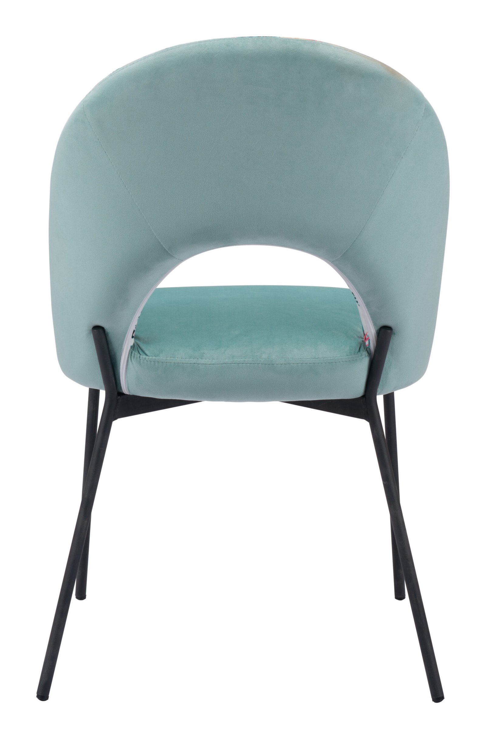 Bethpage Dining Chair (Set of 2) Multicolor Print & Green - Image 7